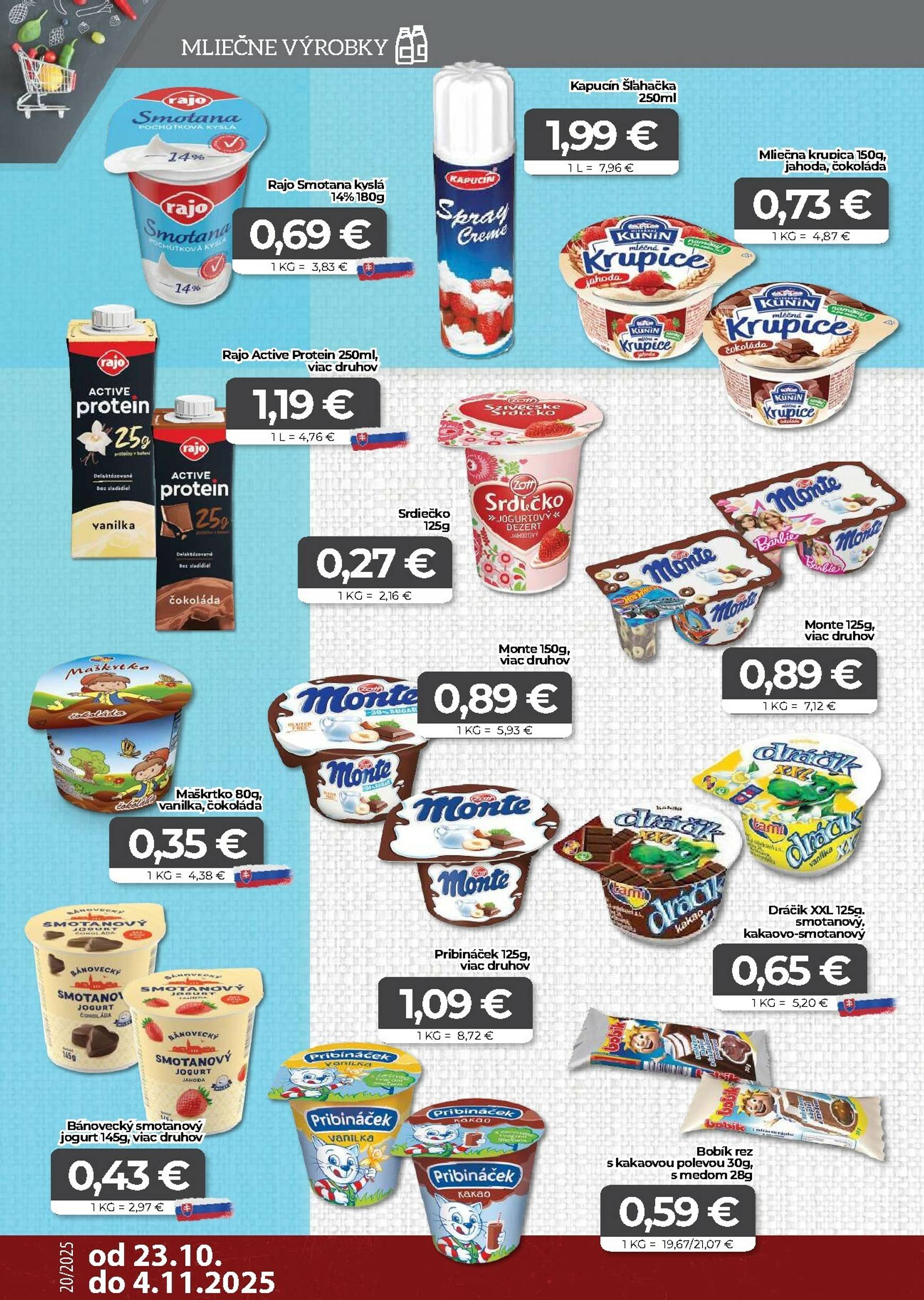 Page 4 of Aktuálny cba leták platný od štvrtka 23.10 do 04.11