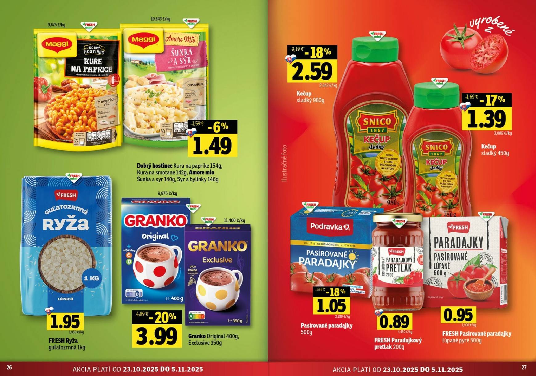 Page 14 of Aktuálny fresh leták platný od štvrtka 23.10 do 05.11