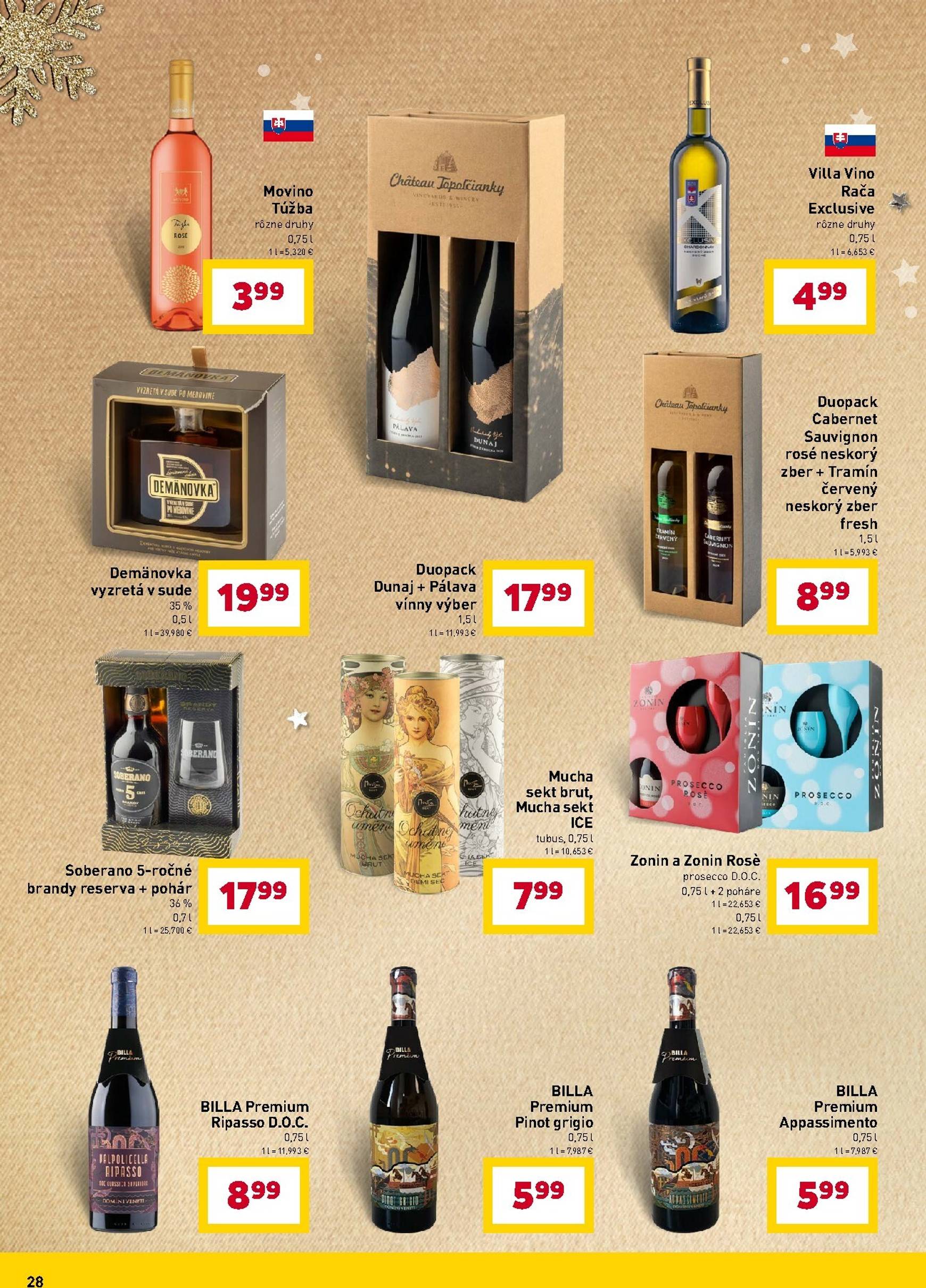 Page 28 of Aktuálny billa leták platný od stredy 15.10 do 11.11