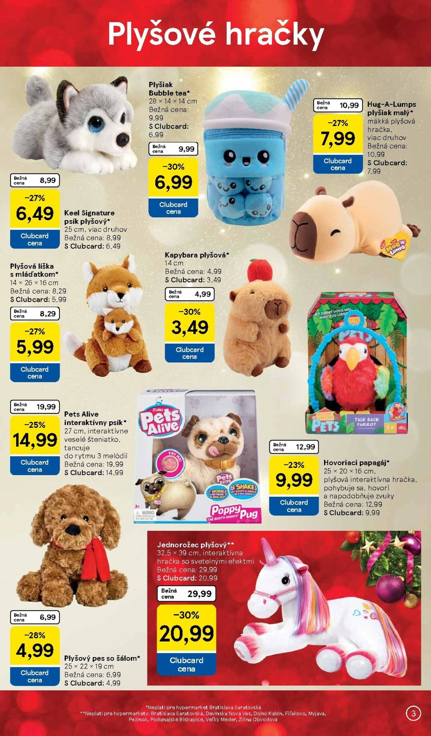 Page 3 of Aktuálny tesco leták platný od pondelka 27.10 do 17.11