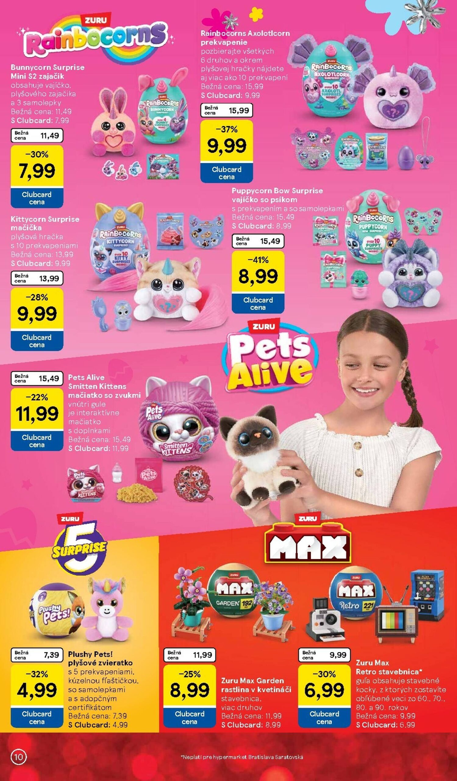 Page 10 of Aktuálny tesco leták platný od pondelka 27.10 do 17.11