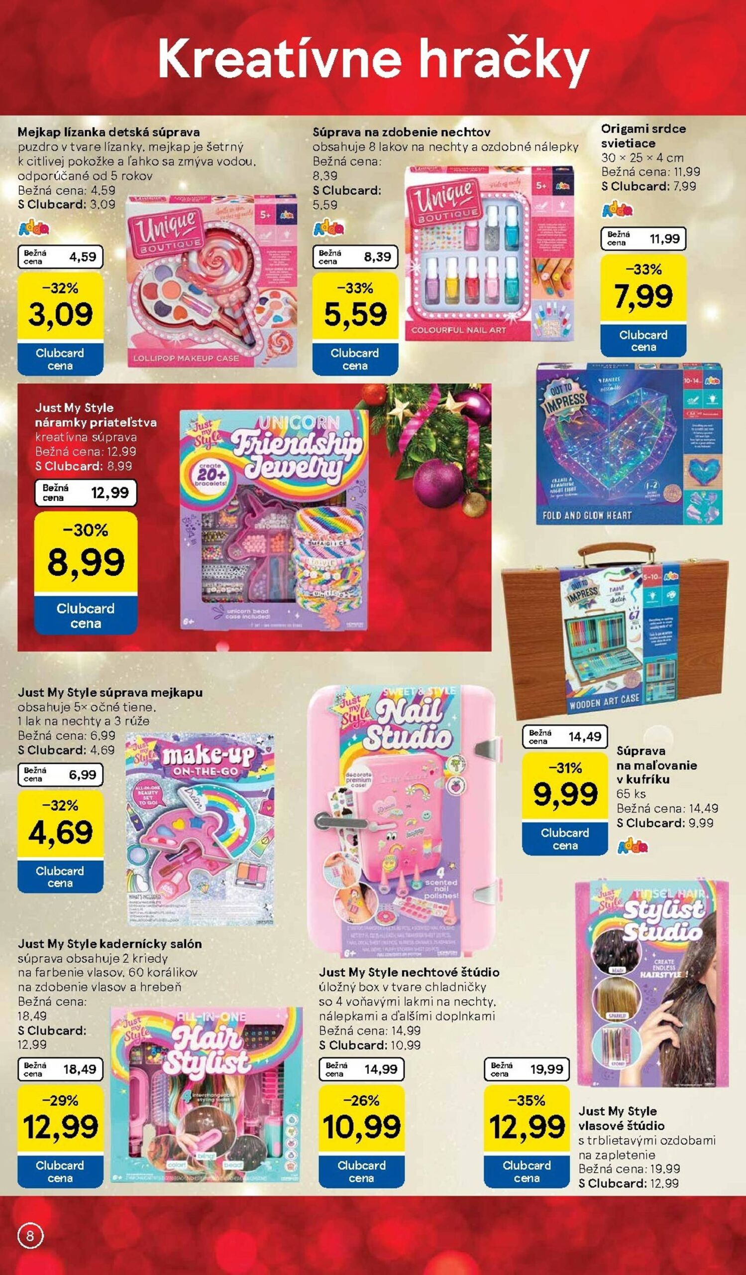 Page 8 of Aktuálny tesco leták platný od pondelka 27.10 do 17.11