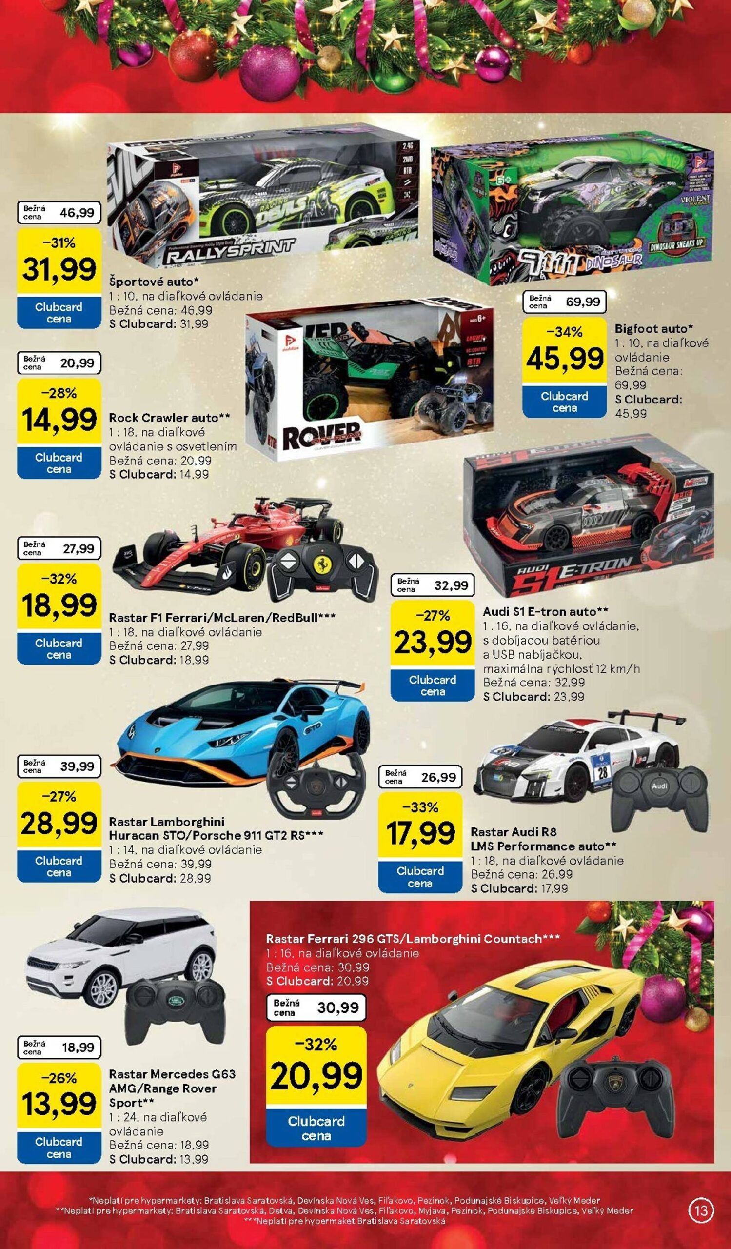 Page 13 of Aktuálny tesco leták platný od pondelka 27.10 do 17.11