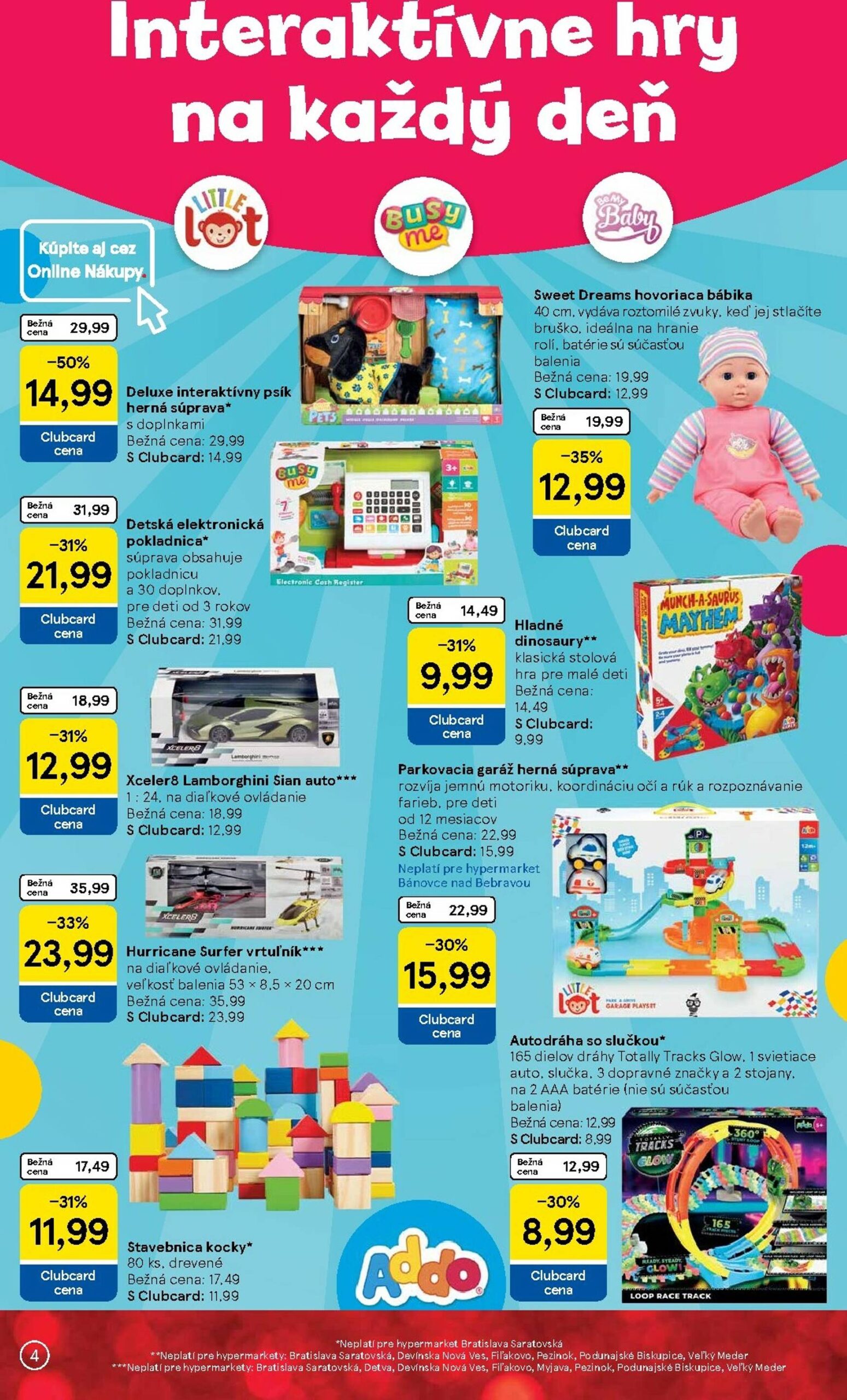 Page 4 of Aktuálny tesco leták platný od pondelka 27.10 do 17.11