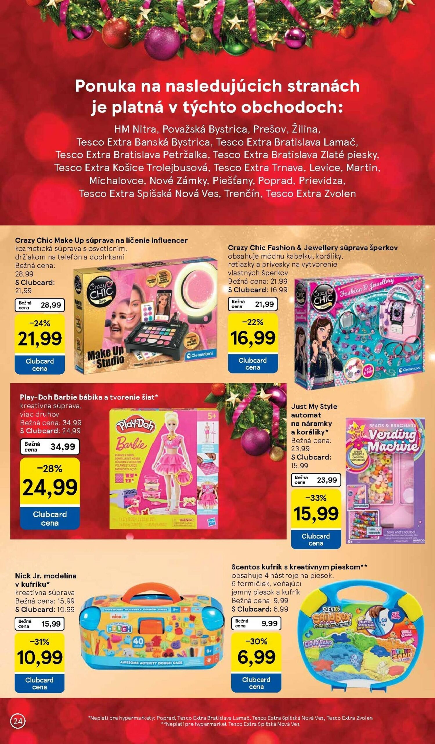 Page 24 of Aktuálny tesco leták platný od pondelka 27.10 do 17.11