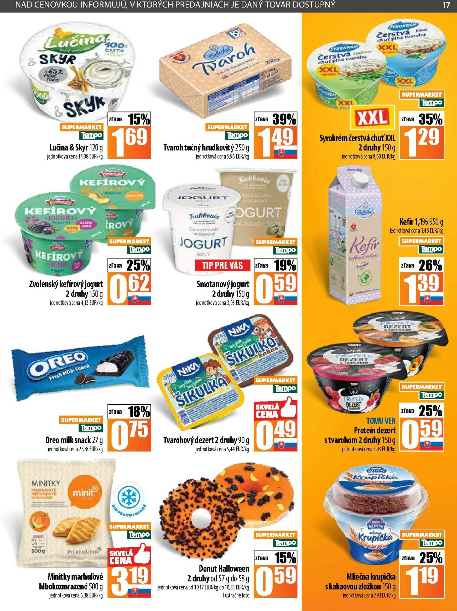 Page 17 of Aktuálny coop-jednota leták platný od štvrtka 30.10 do 05.11