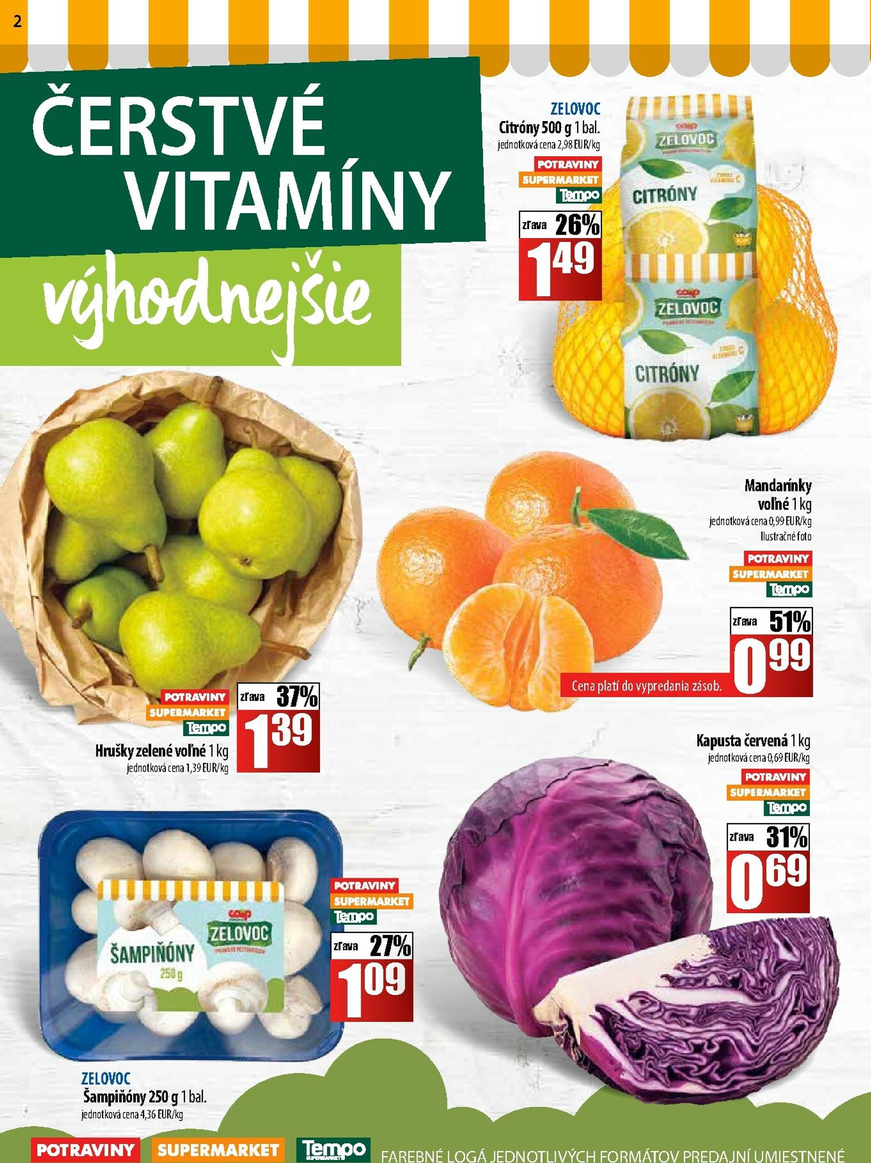 Page 2 of Aktuálny coop-jednota leták platný od štvrtka 30.10 do 05.11