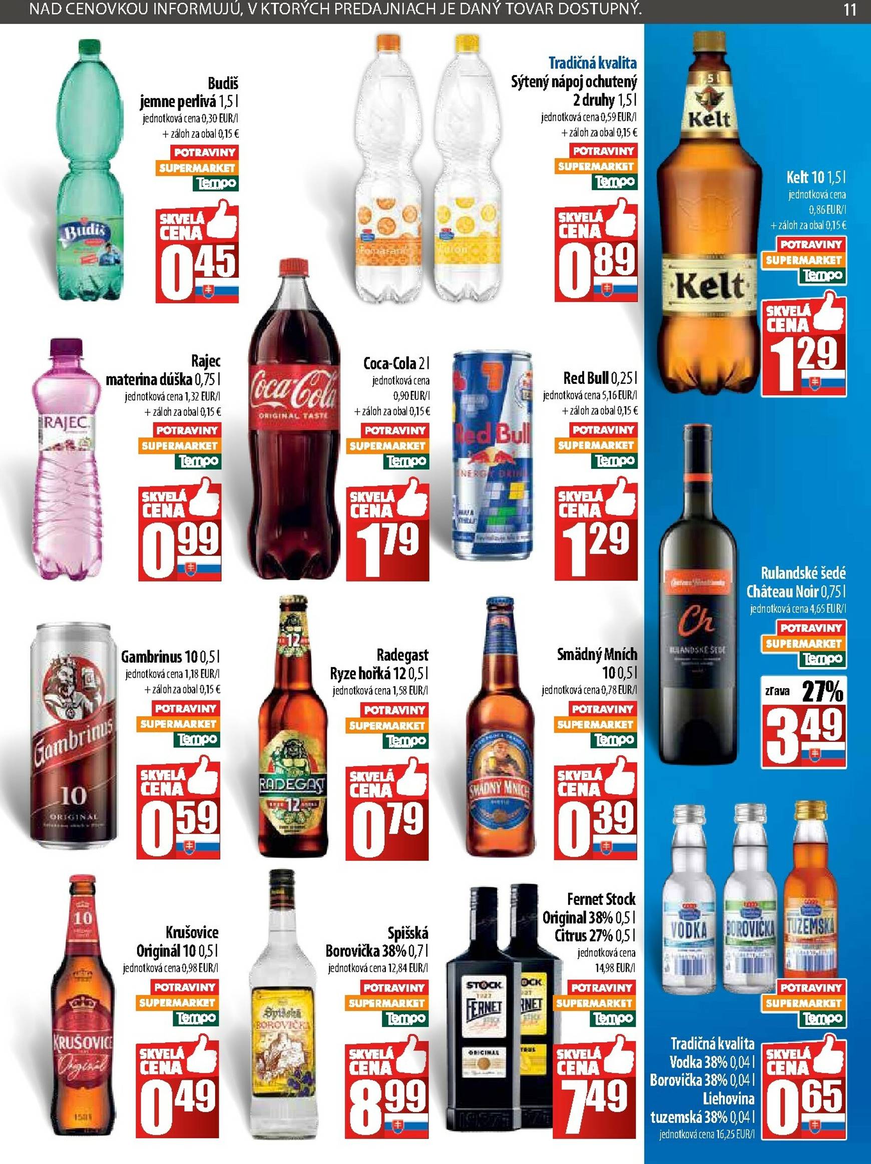 Page 11 of Aktuálny coop-jednota leták platný od štvrtka 30.10 do 05.11