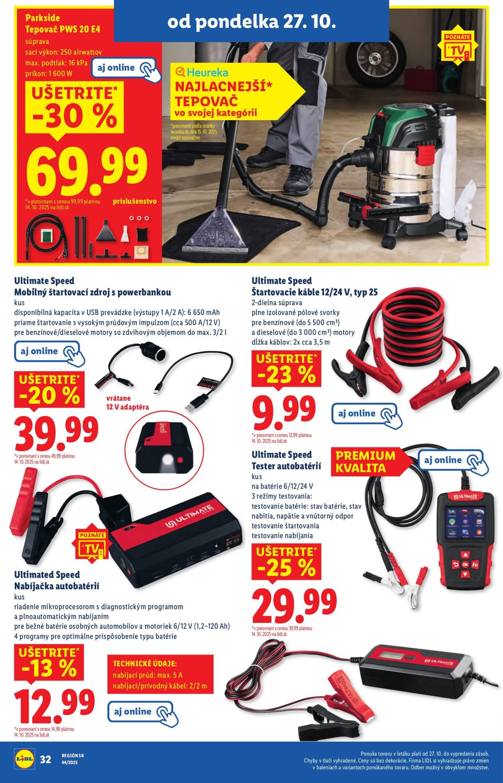Page 44 of Aktuálny lidl leták platný od pondelka 27.10 do 02.11