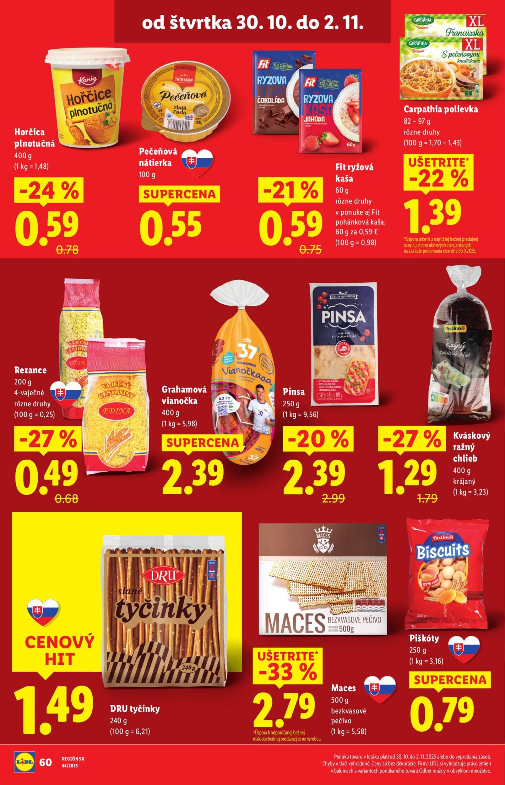 Page 22 of Aktuálny lidl leták platný od štvrtka 30.10 do 02.11
