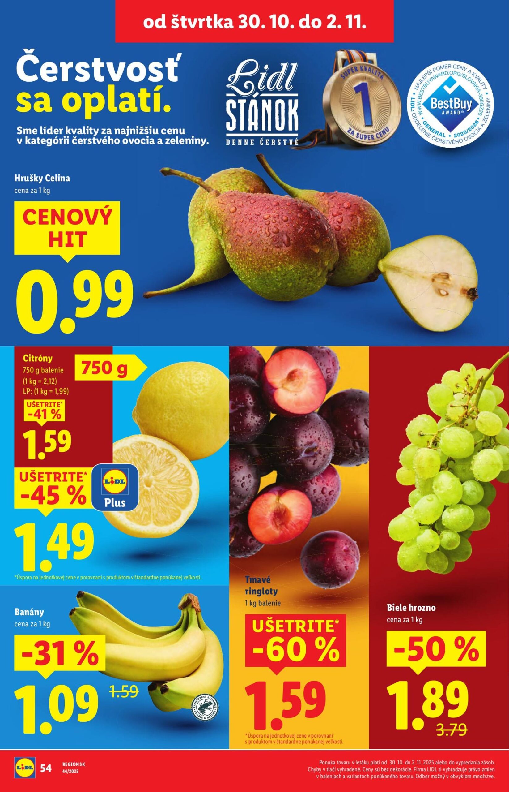 Page 16 of Aktuálny lidl leták platný od štvrtka 30.10 do 02.11