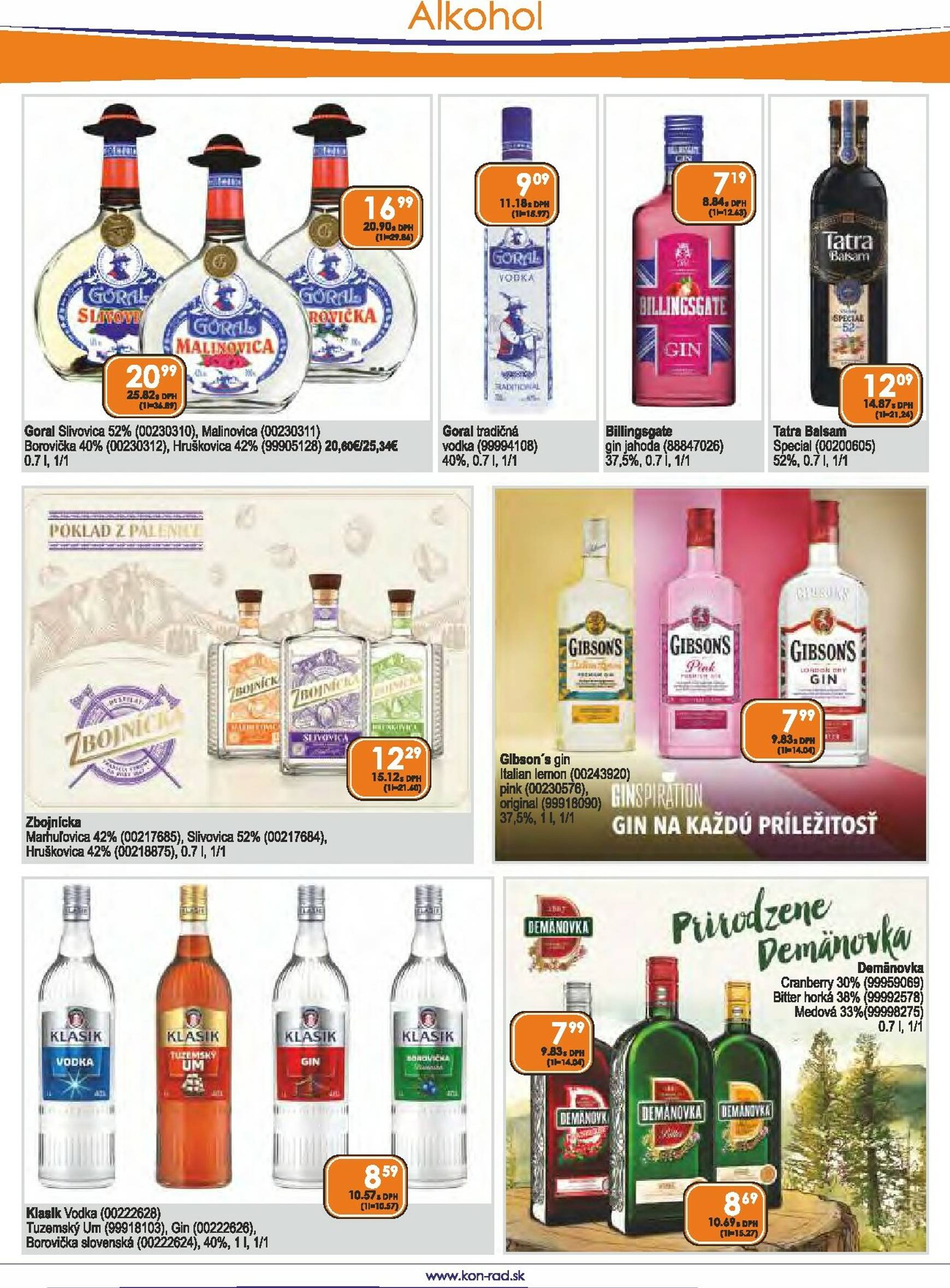 Page 20 of Aktuálny kon-rad leták platný od soboty 01.11 do 30.11