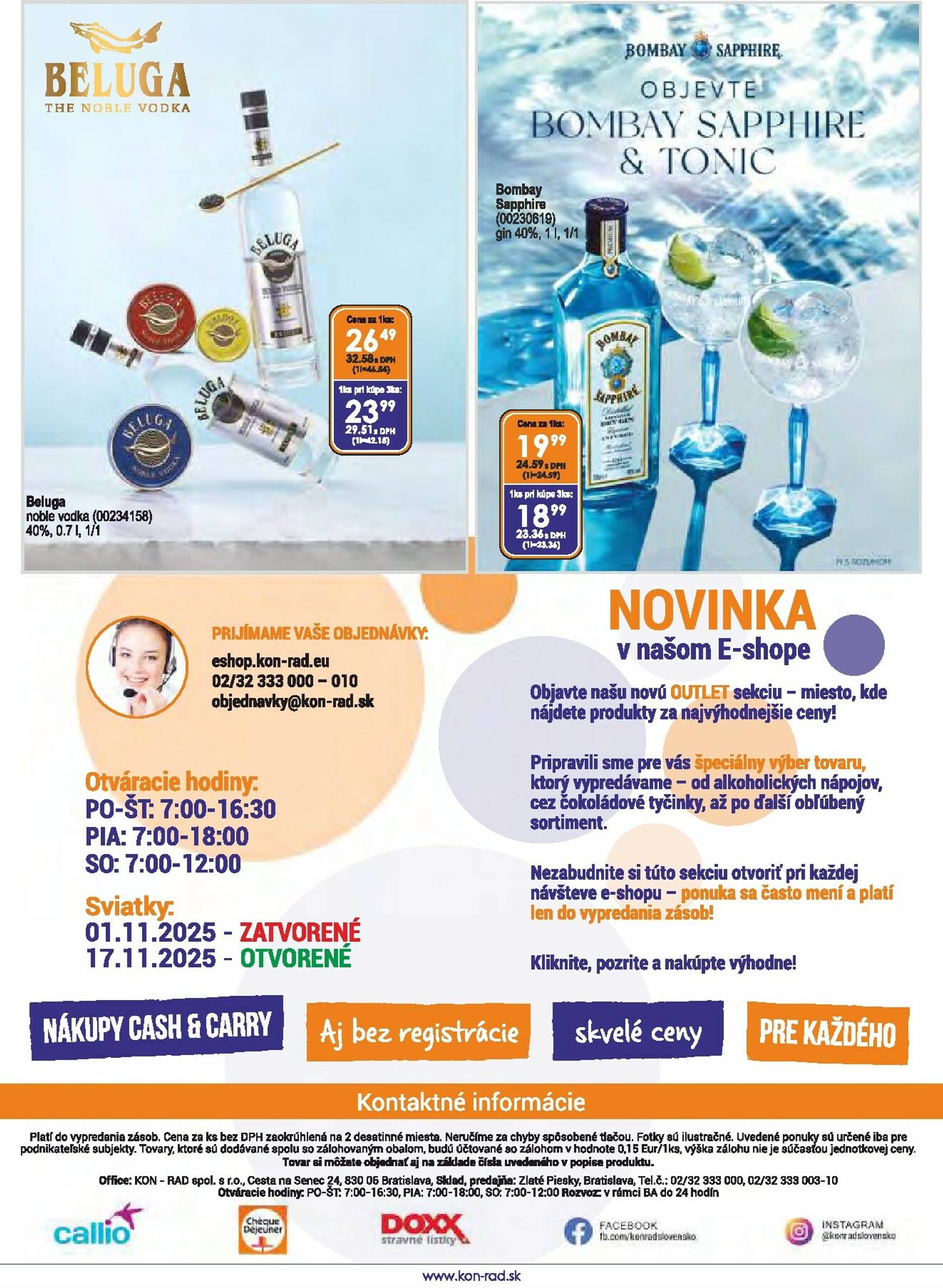 Page 48 of Aktuálny kon-rad leták platný od soboty 01.11 do 30.11