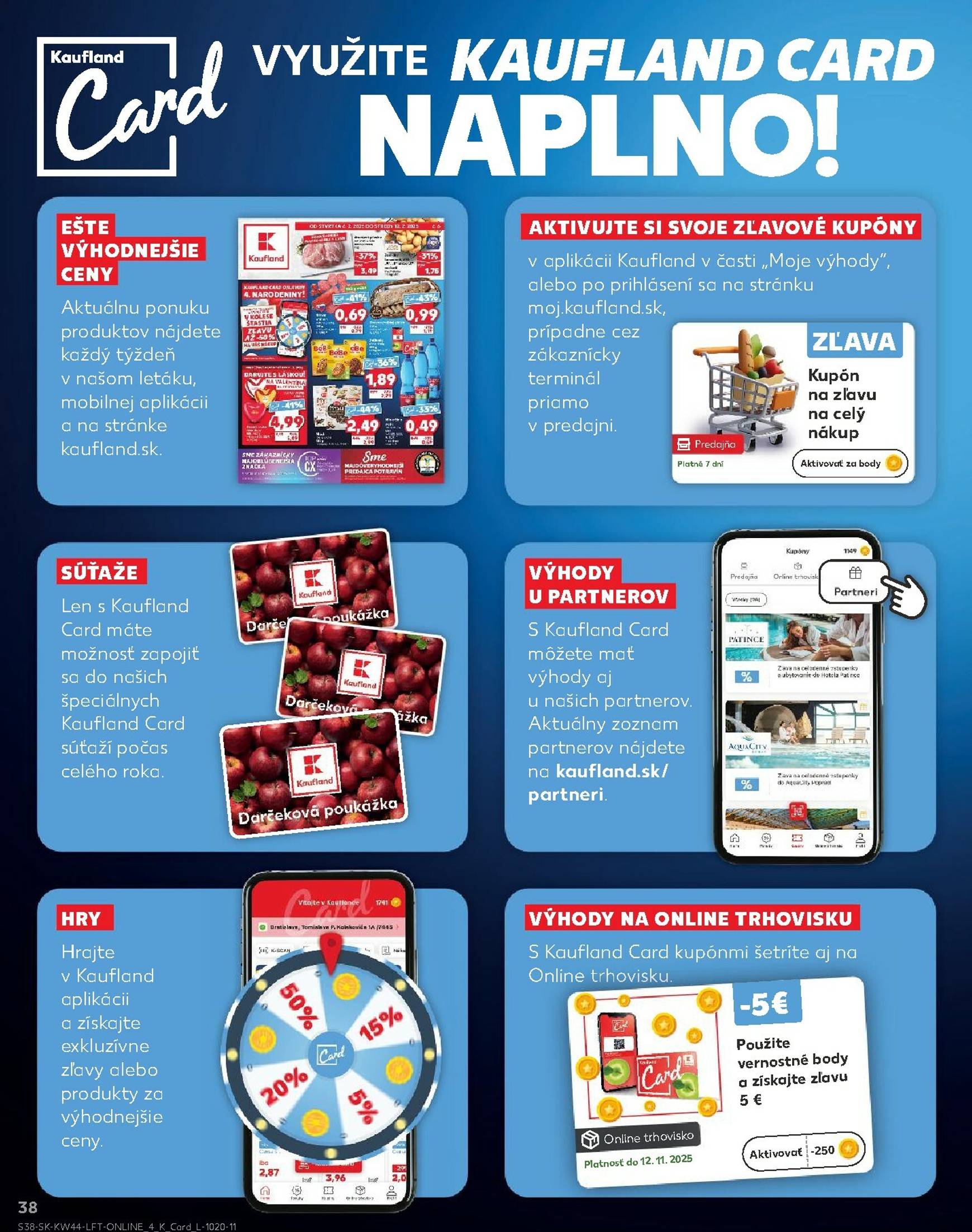 Page 38 of Aktuálny kaufland leták platný od štvrtka 30.10 do 05.11