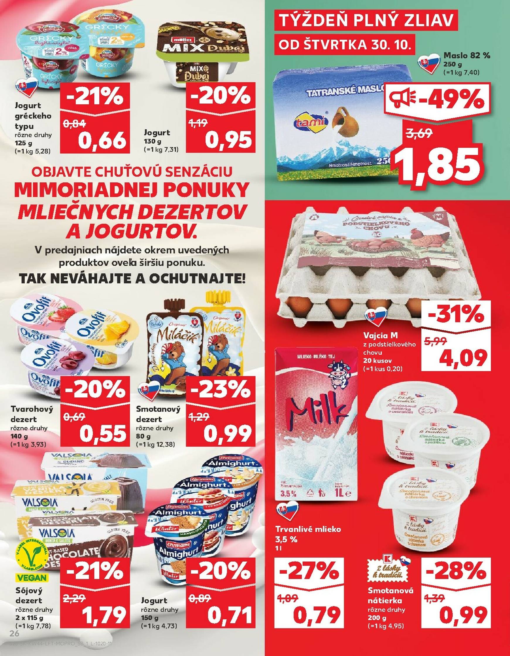 Page 26 of Aktuálny kaufland leták platný od štvrtka 30.10 do 05.11