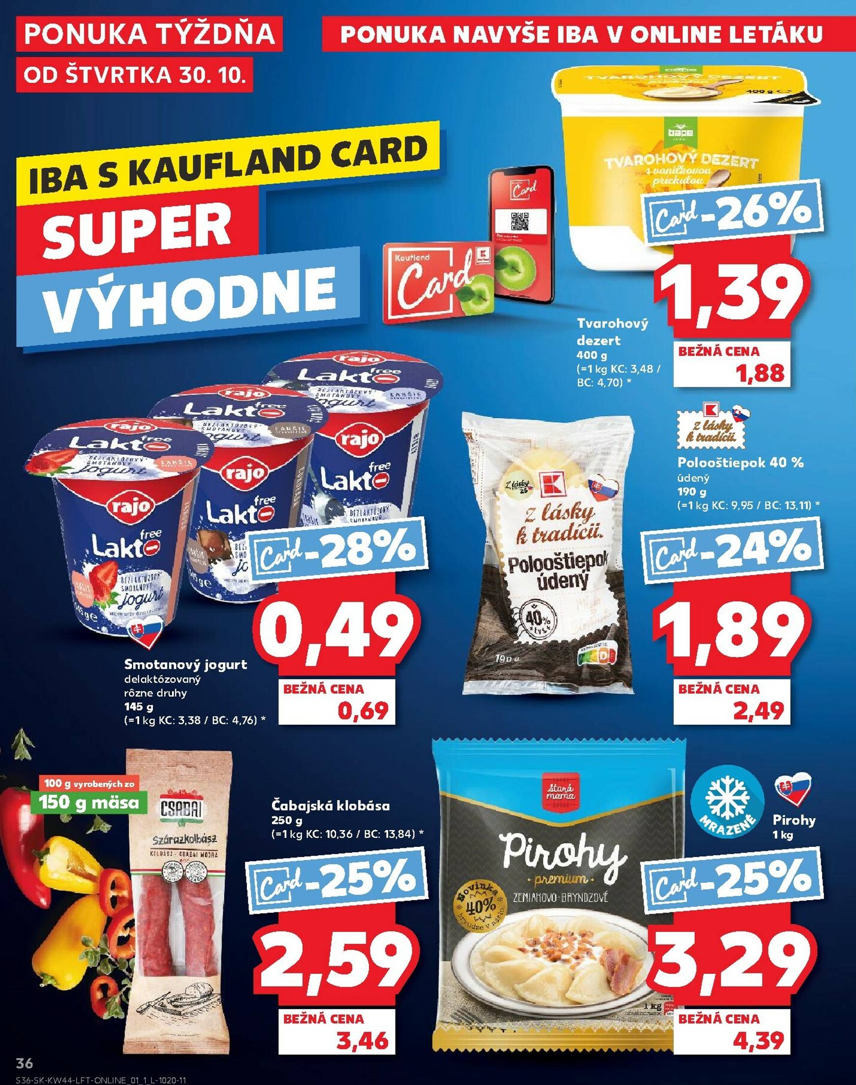 Page 36 of Aktuálny kaufland leták platný od štvrtka 30.10 do 05.11