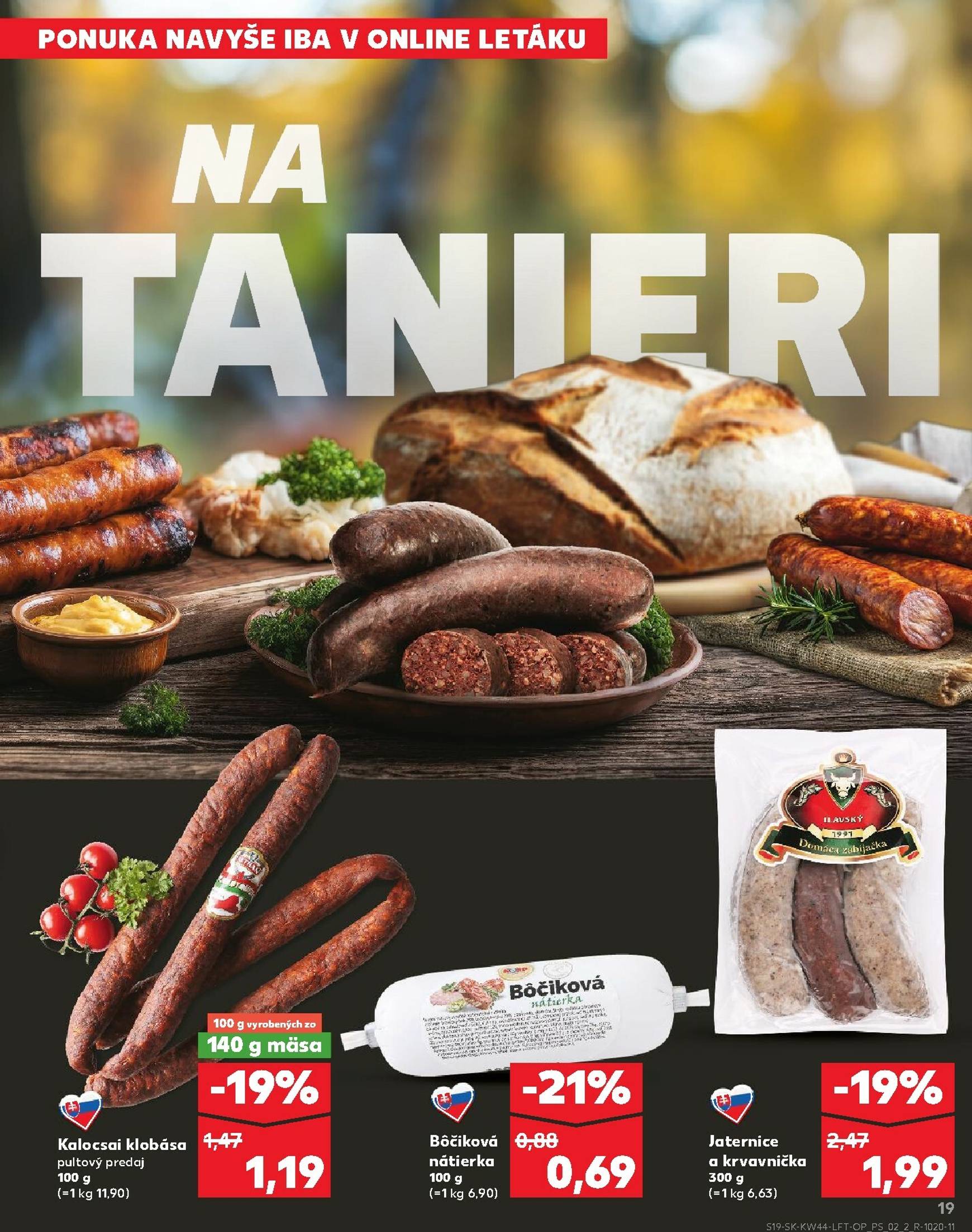 Page 19 of Aktuálny kaufland leták platný od štvrtka 30.10 do 05.11