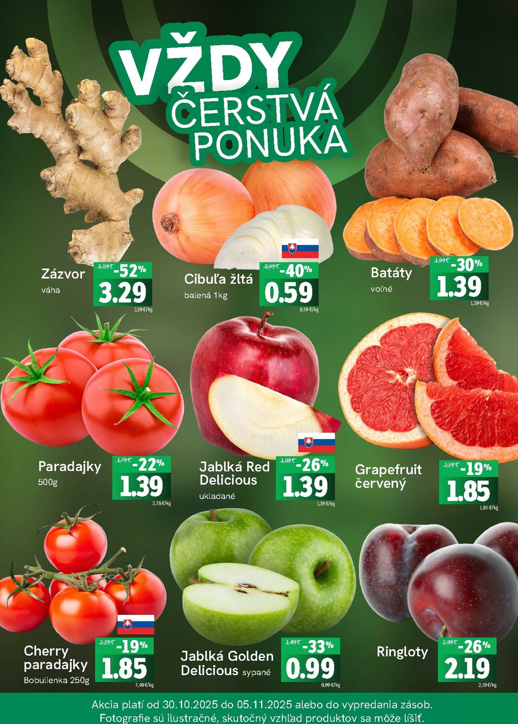 Page 3 of Aktuálny fresh leták platný od štvrtka 30.10 do 05.11