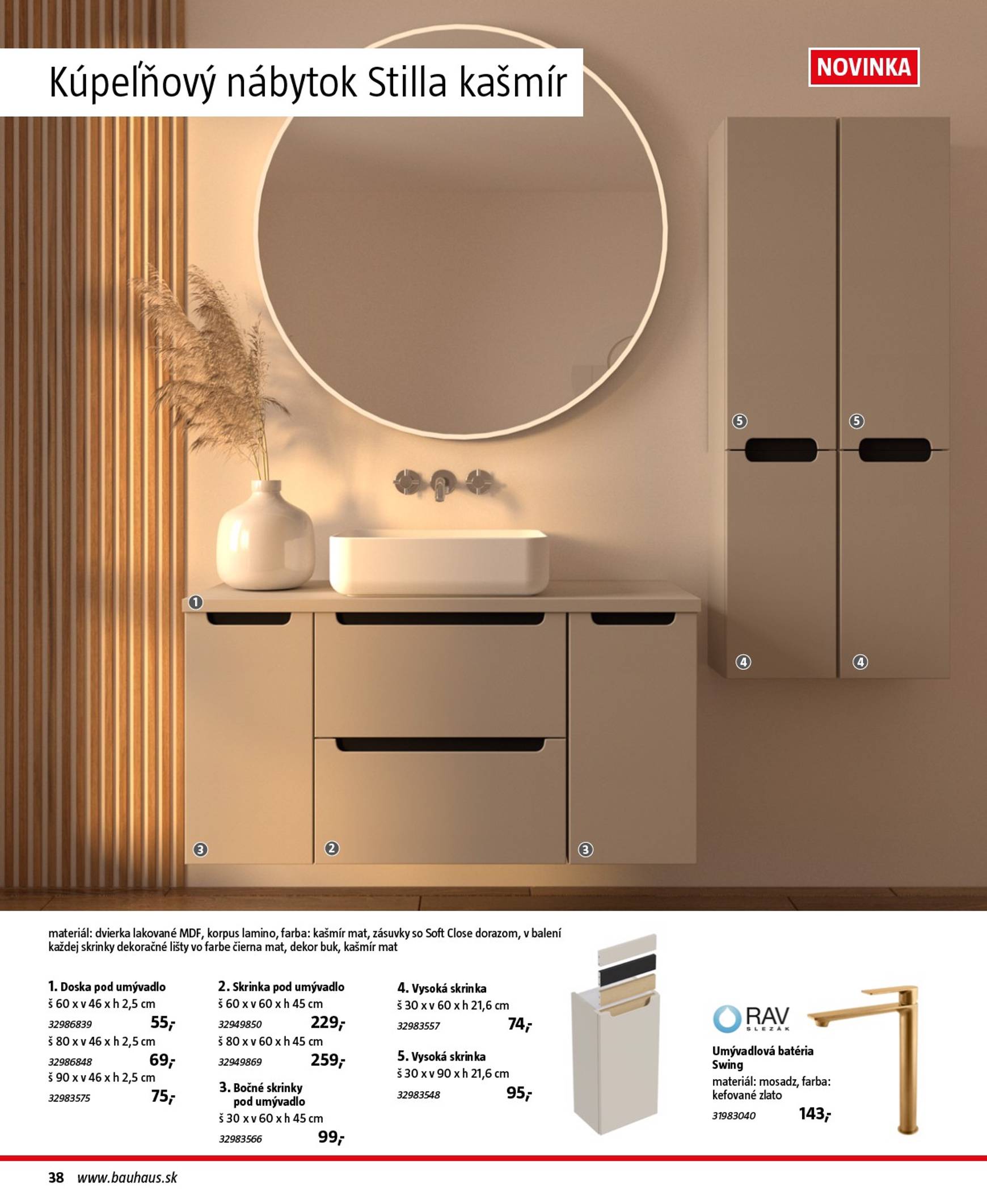 Page 38 of Aktuálny bauhaus leták platný od piatka 30.10 do 30.03