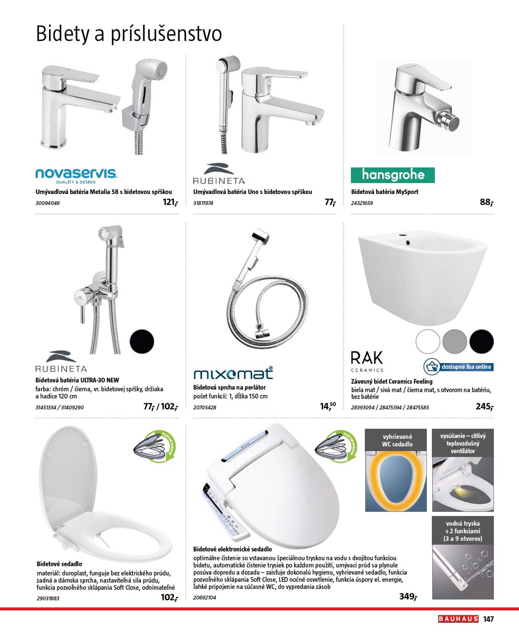 Page 147 of Aktuálny bauhaus leták platný od piatka 30.10 do 30.03