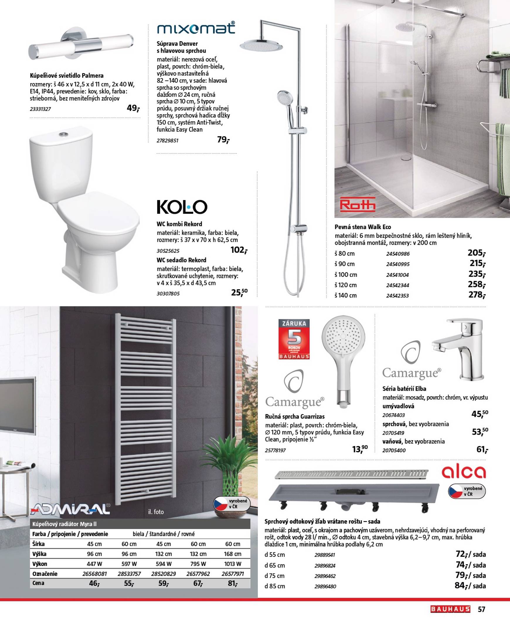 Page 57 of Aktuálny bauhaus leták platný od piatka 30.10 do 30.03