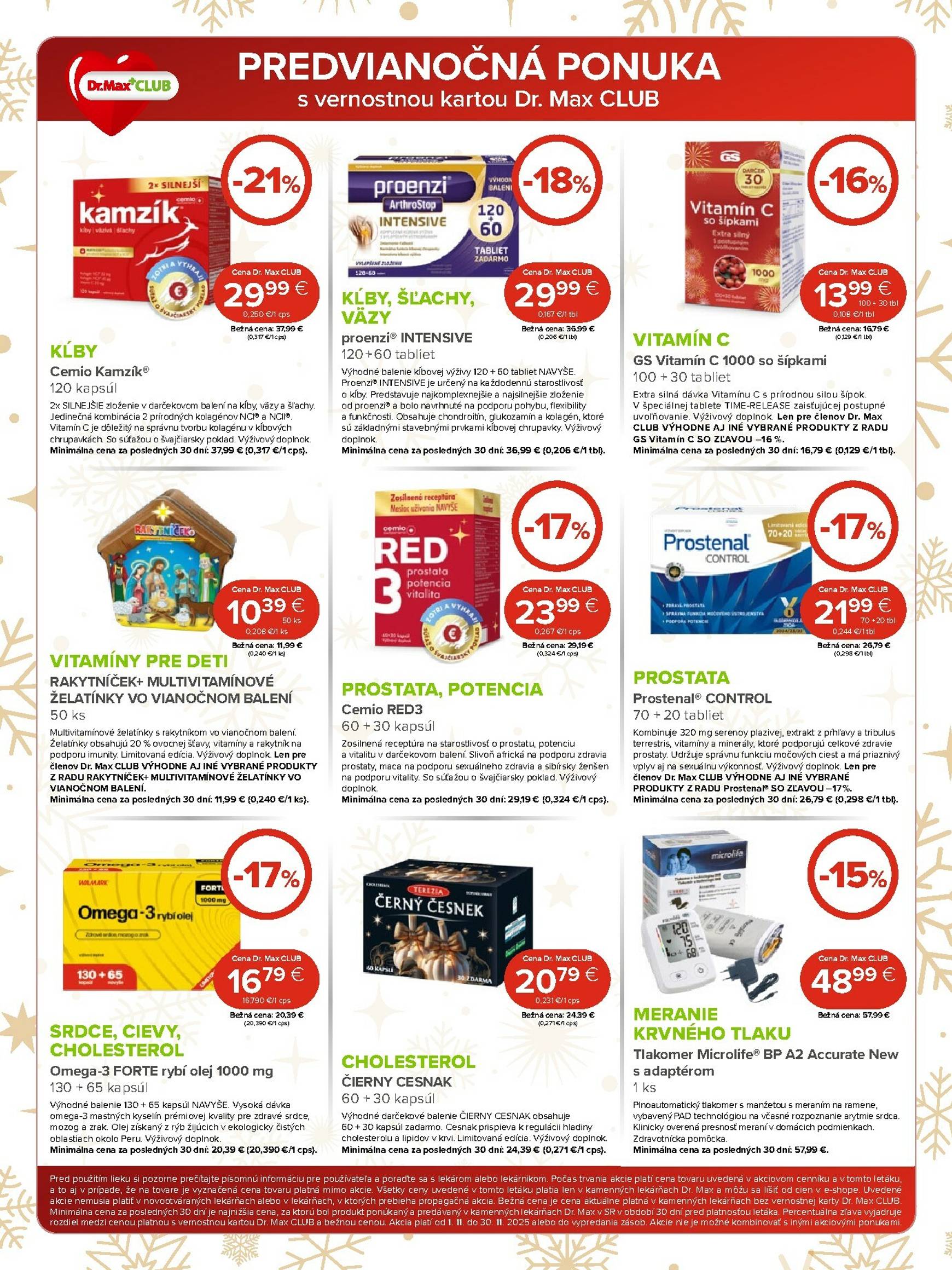 Page 7 of Aktuálny dr-max leták platný od soboty 01.11 do 30.11