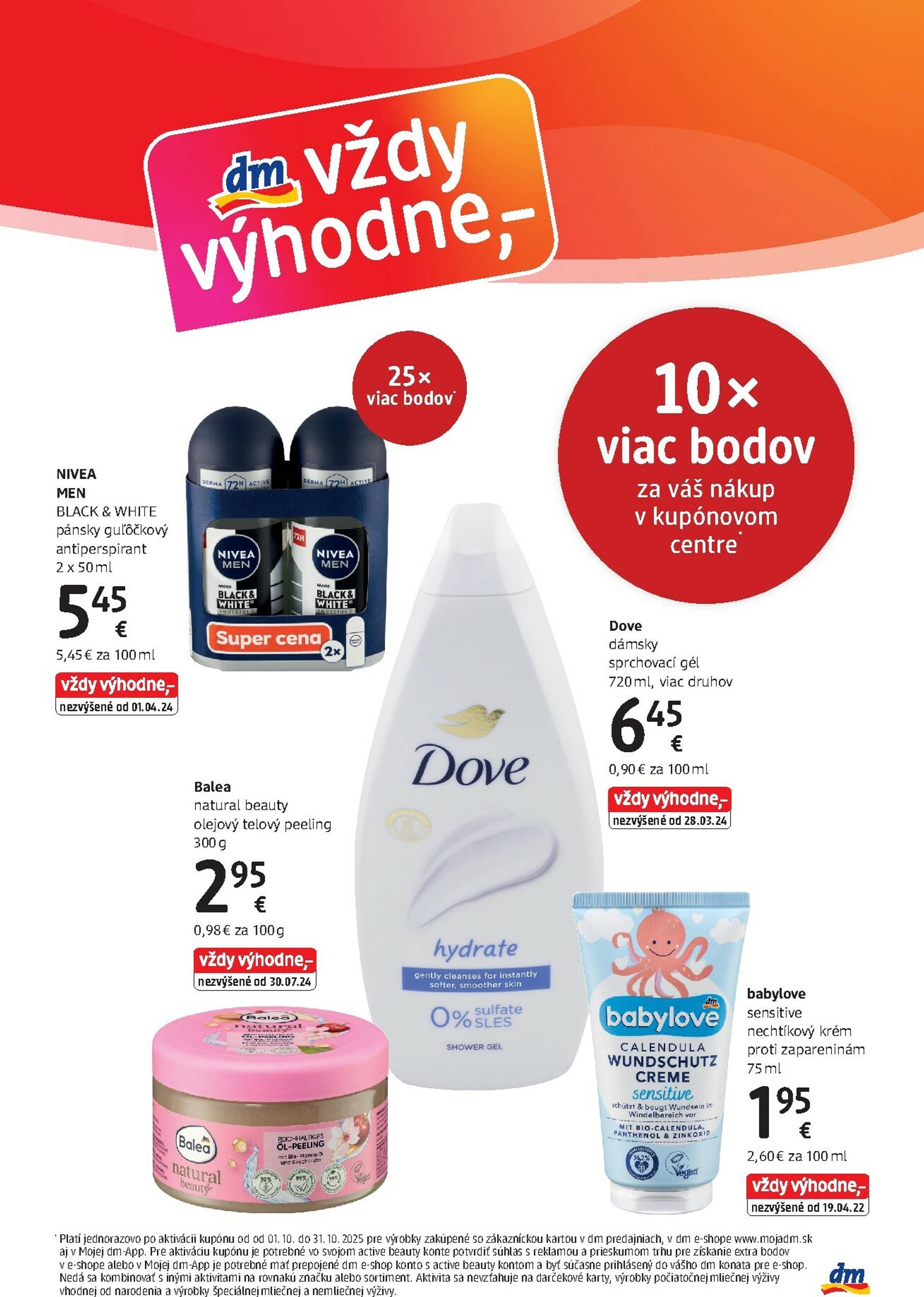Page 3 of Aktuálny dm-drogerie leták platný od stredy 01.10 do 31.10