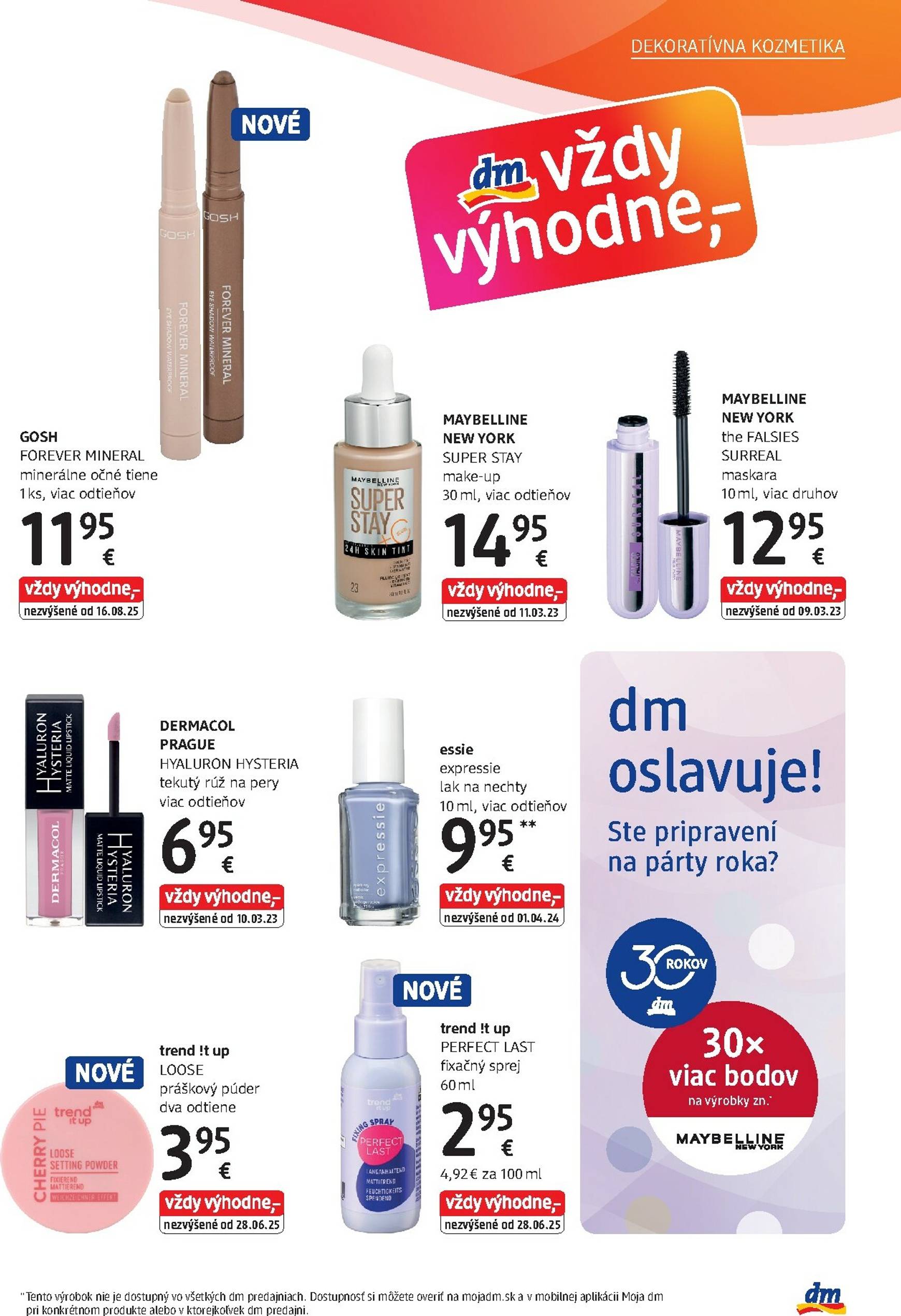 Page 9 of Aktuálny dm-drogerie leták platný od stredy 01.10 do 31.10