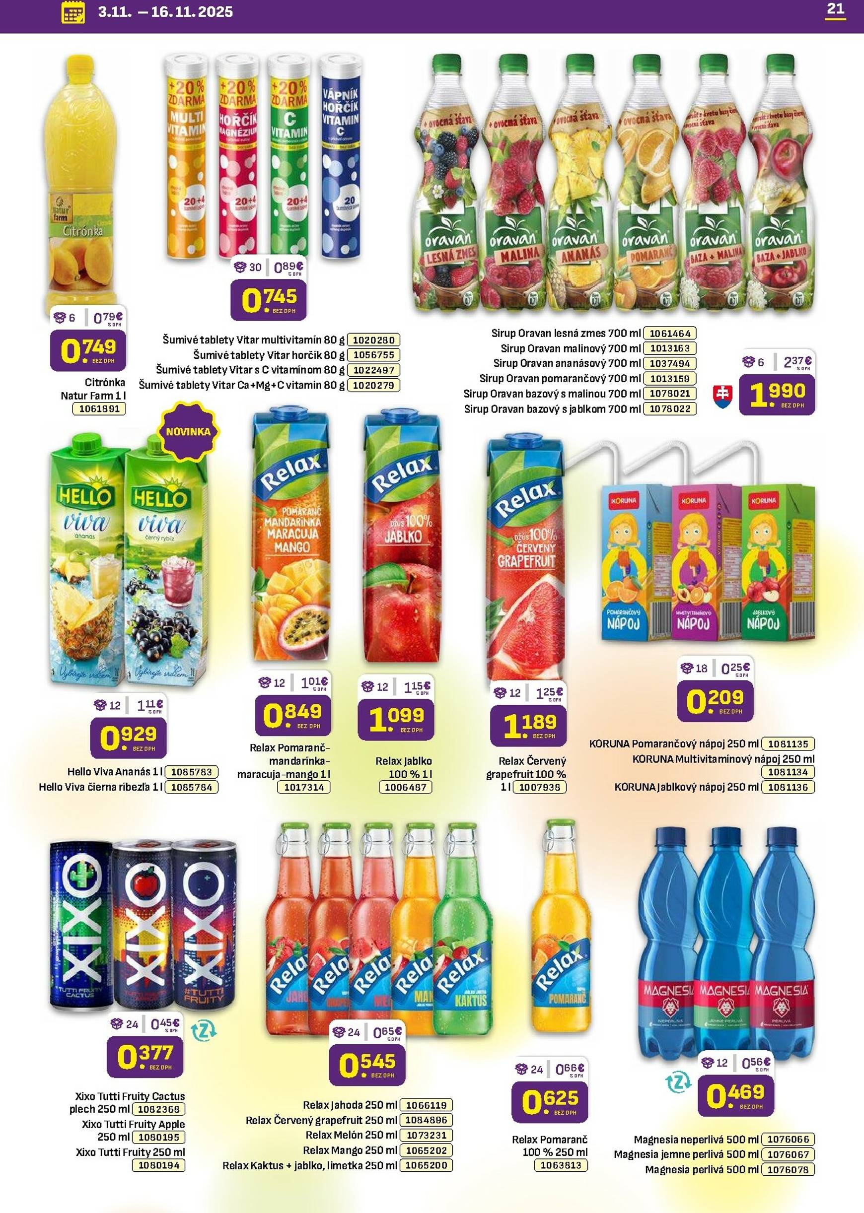 Page 21 of Aktuálny libex leták platný od pondelka 03.11 do 16.11