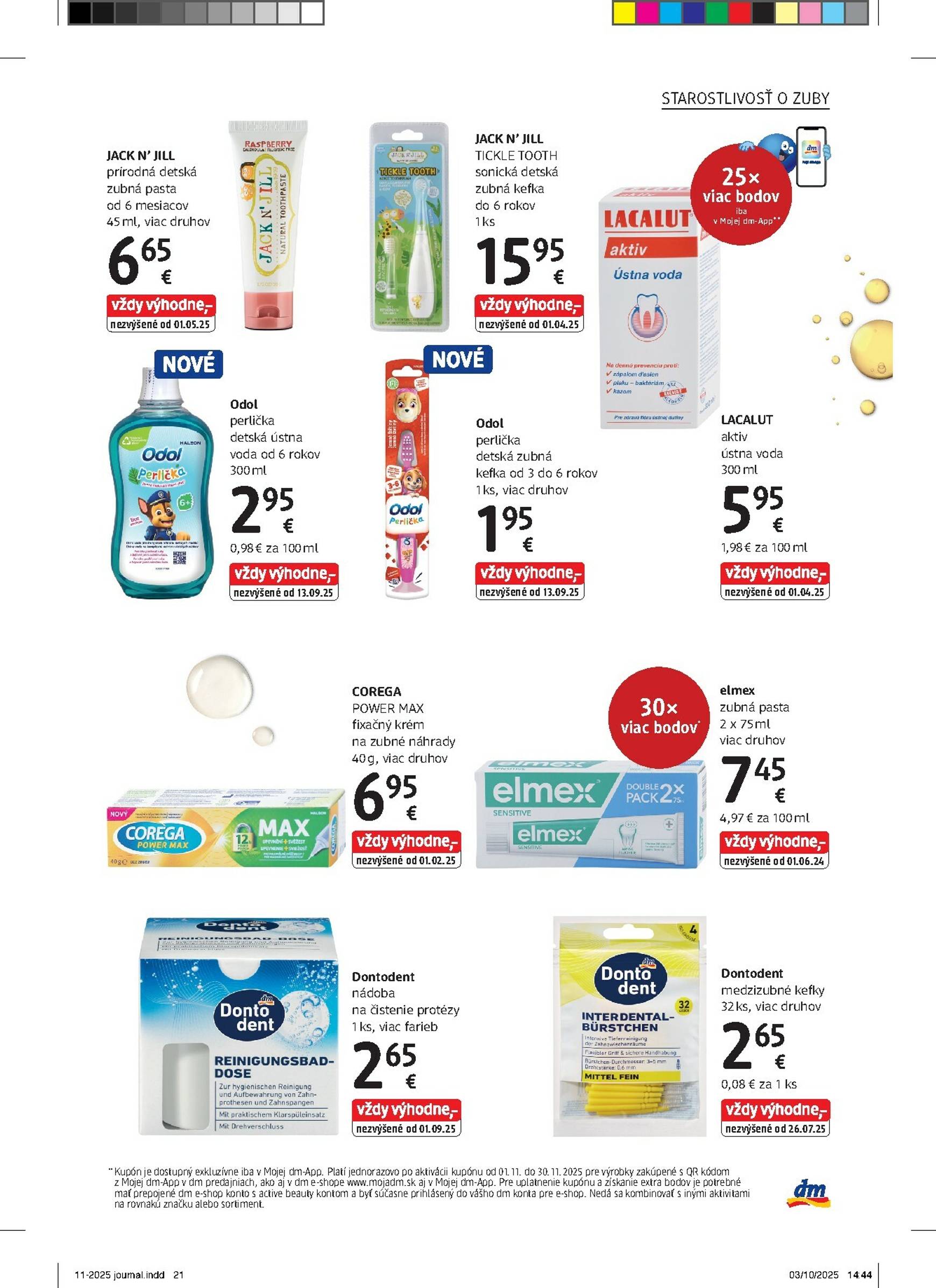 Page 21 of Aktuálny dm-drogerie leták platný od soboty 01.11 do 30.11