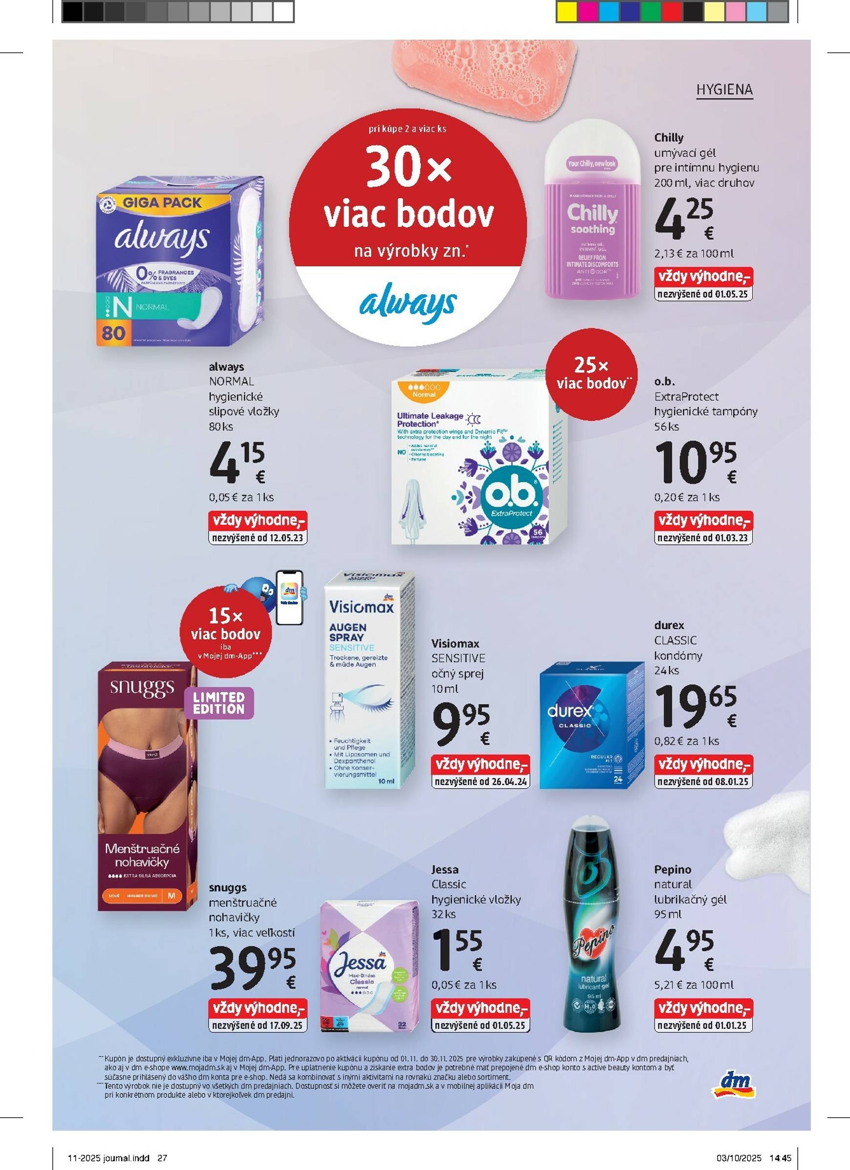Page 27 of Aktuálny dm-drogerie leták platný od soboty 01.11 do 30.11