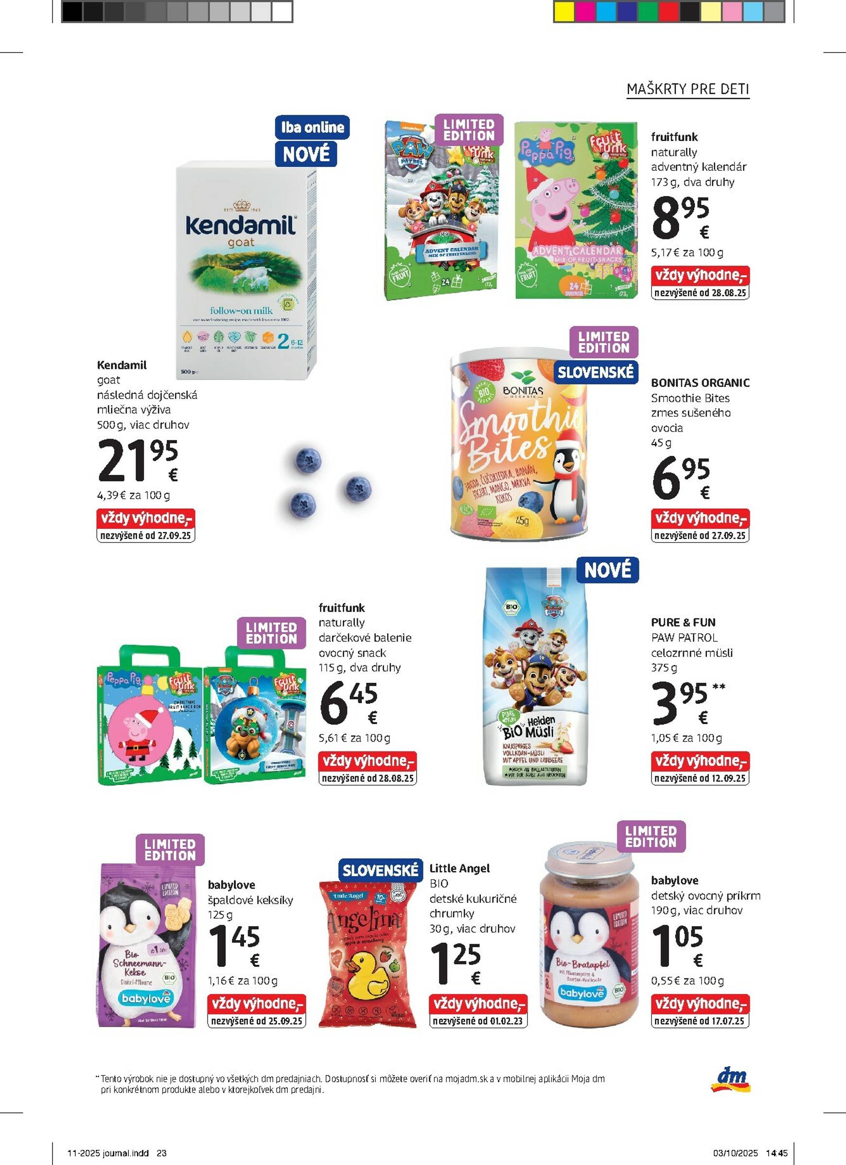 Page 23 of Aktuálny dm-drogerie leták platný od soboty 01.11 do 30.11