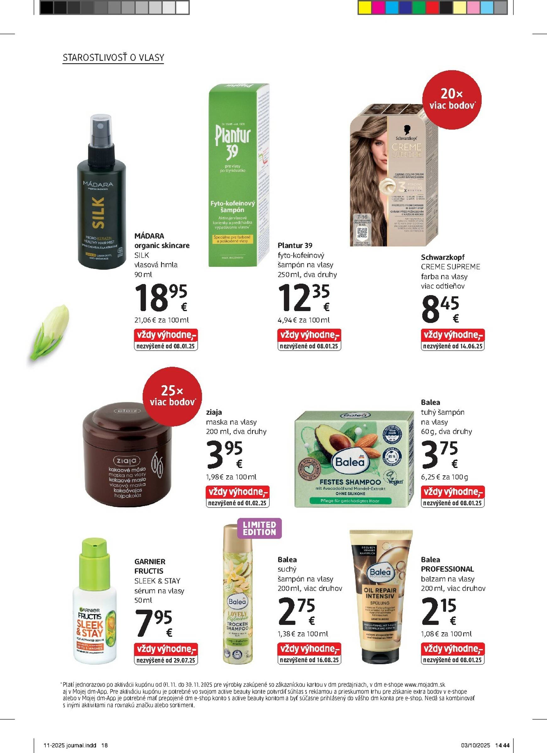 Page 18 of Aktuálny dm-drogerie leták platný od soboty 01.11 do 30.11