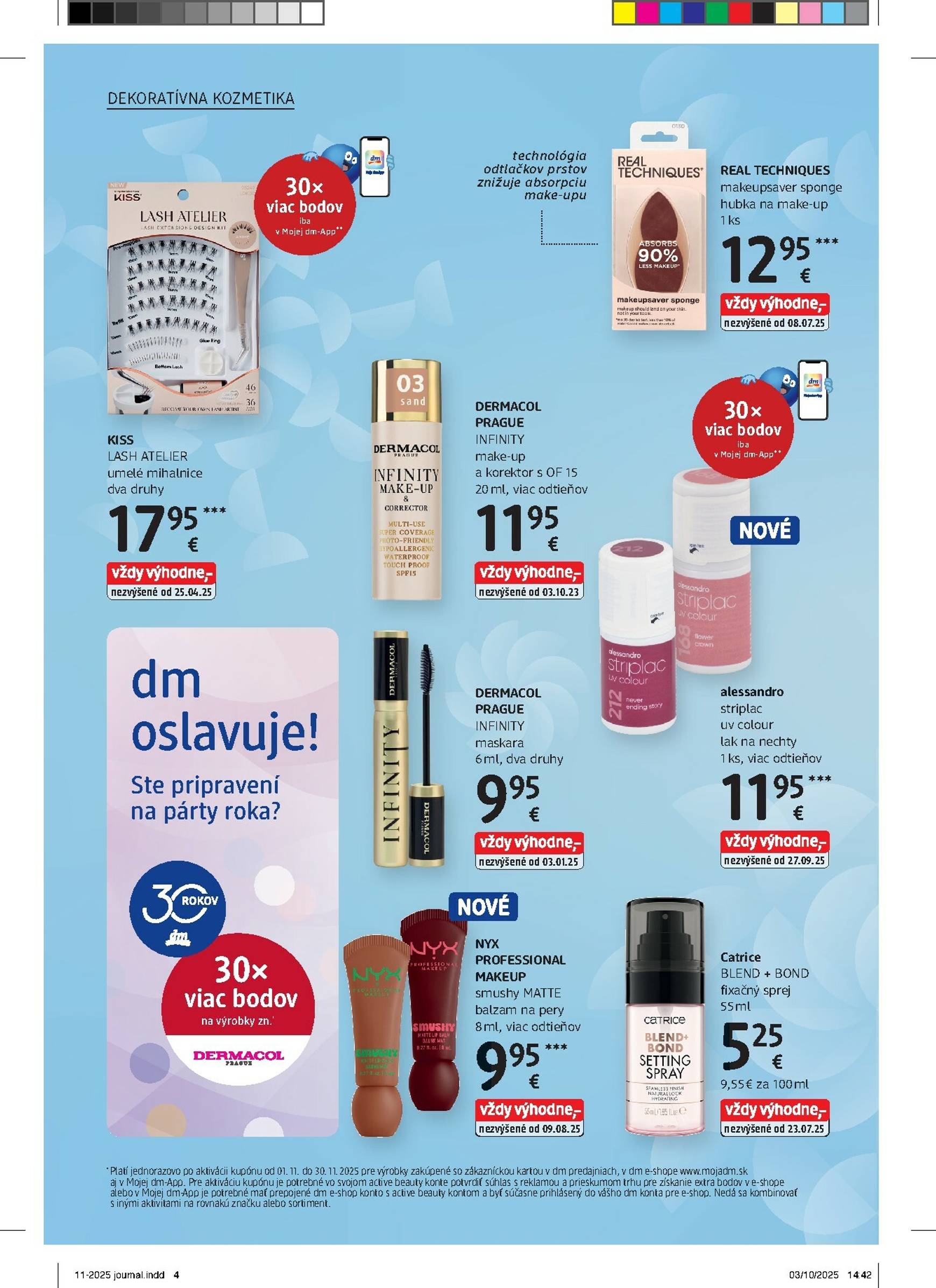 Page 4 of Aktuálny dm-drogerie leták platný od soboty 01.11 do 30.11