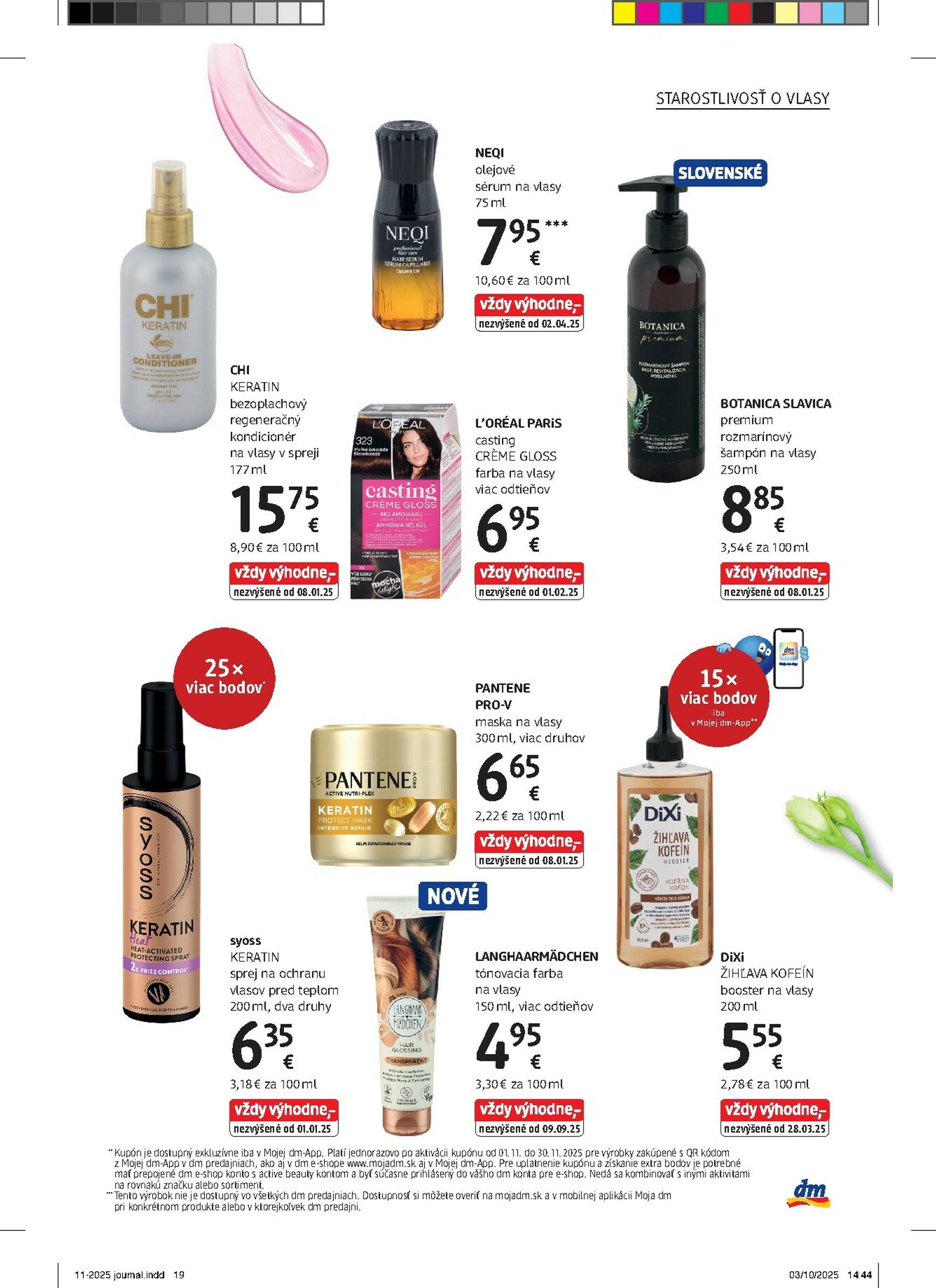 Page 19 of Aktuálny dm-drogerie leták platný od soboty 01.11 do 30.11