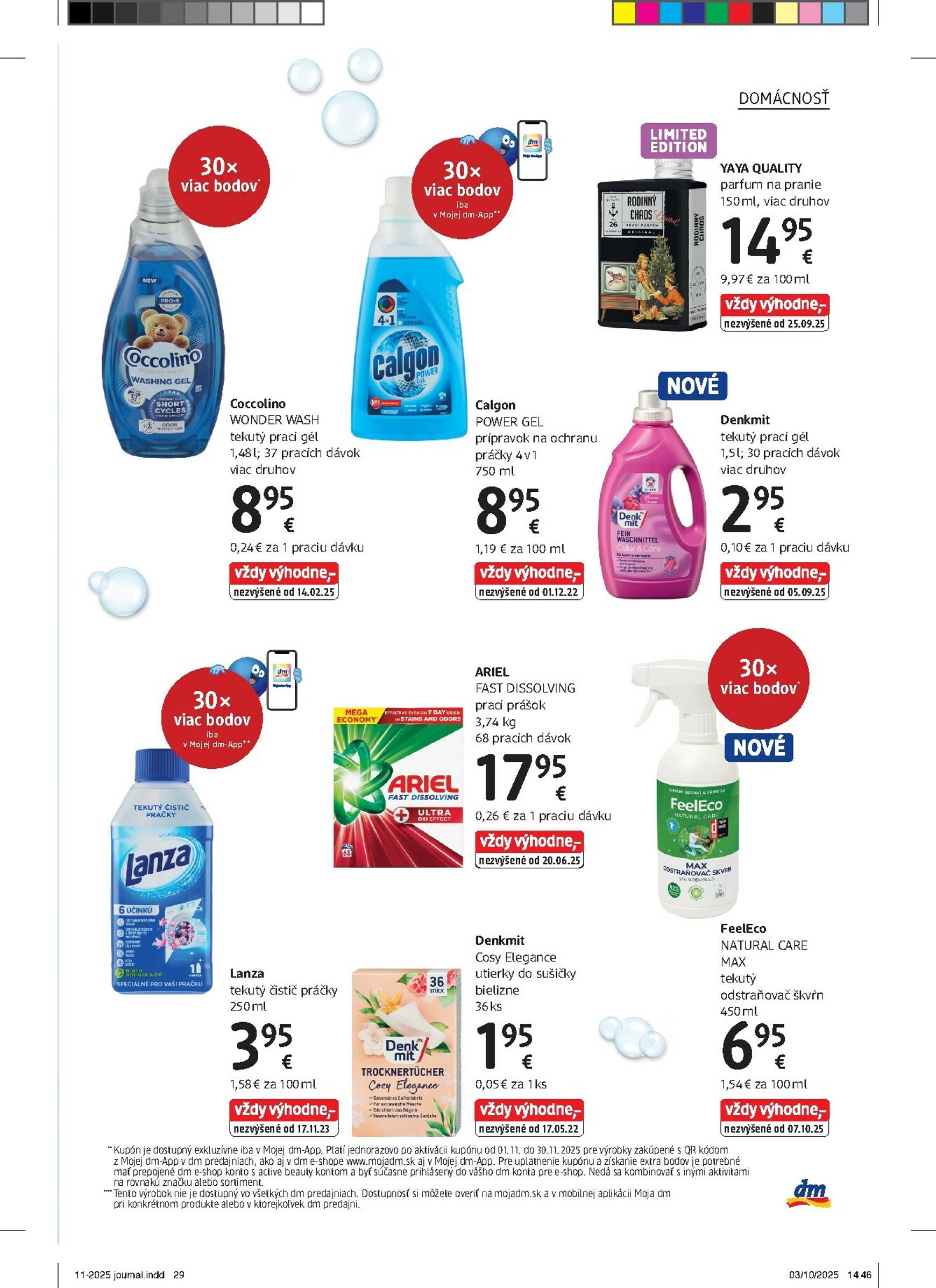 Page 29 of Aktuálny dm-drogerie leták platný od soboty 01.11 do 30.11