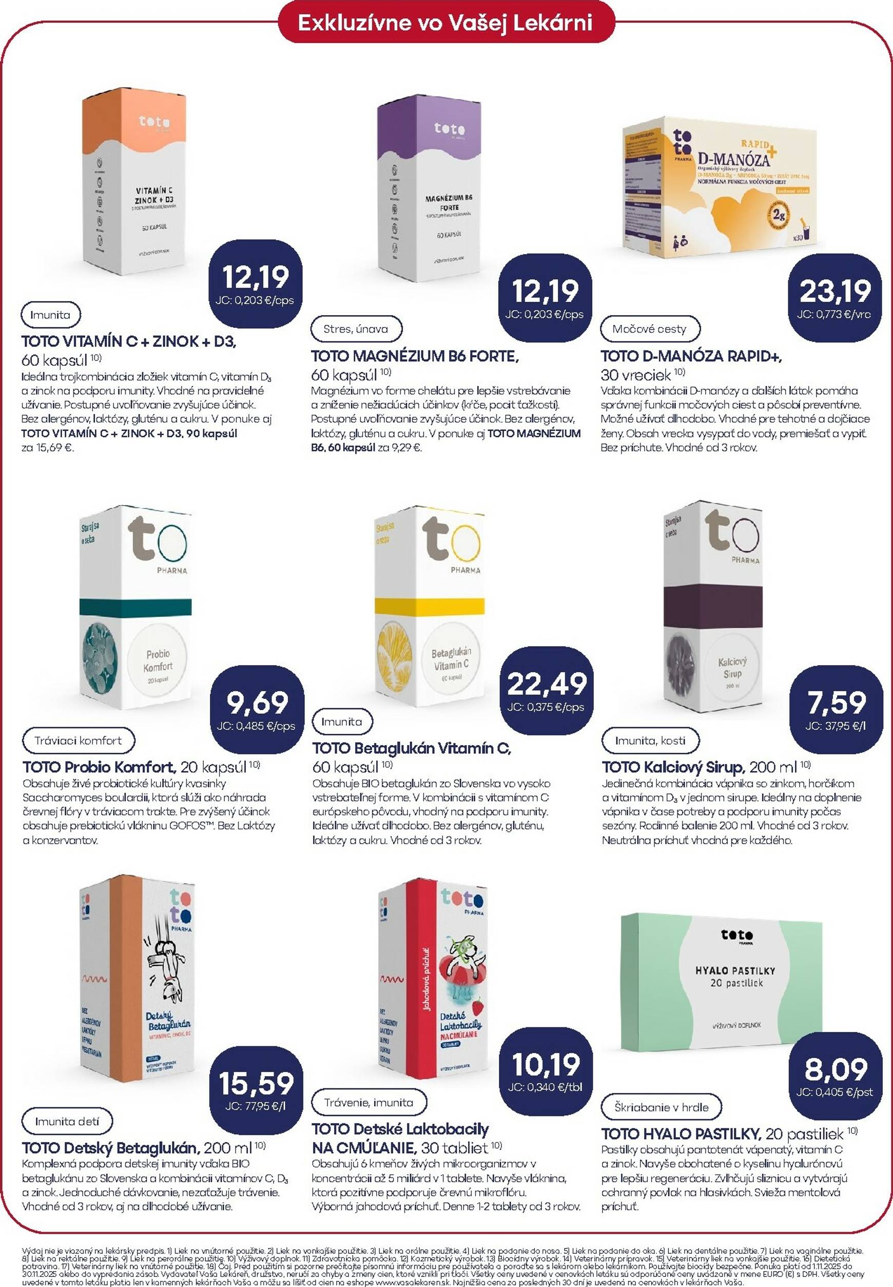 Page 5 of Aktuálny vasa-lekaren leták platný od soboty 01.11 do 30.11