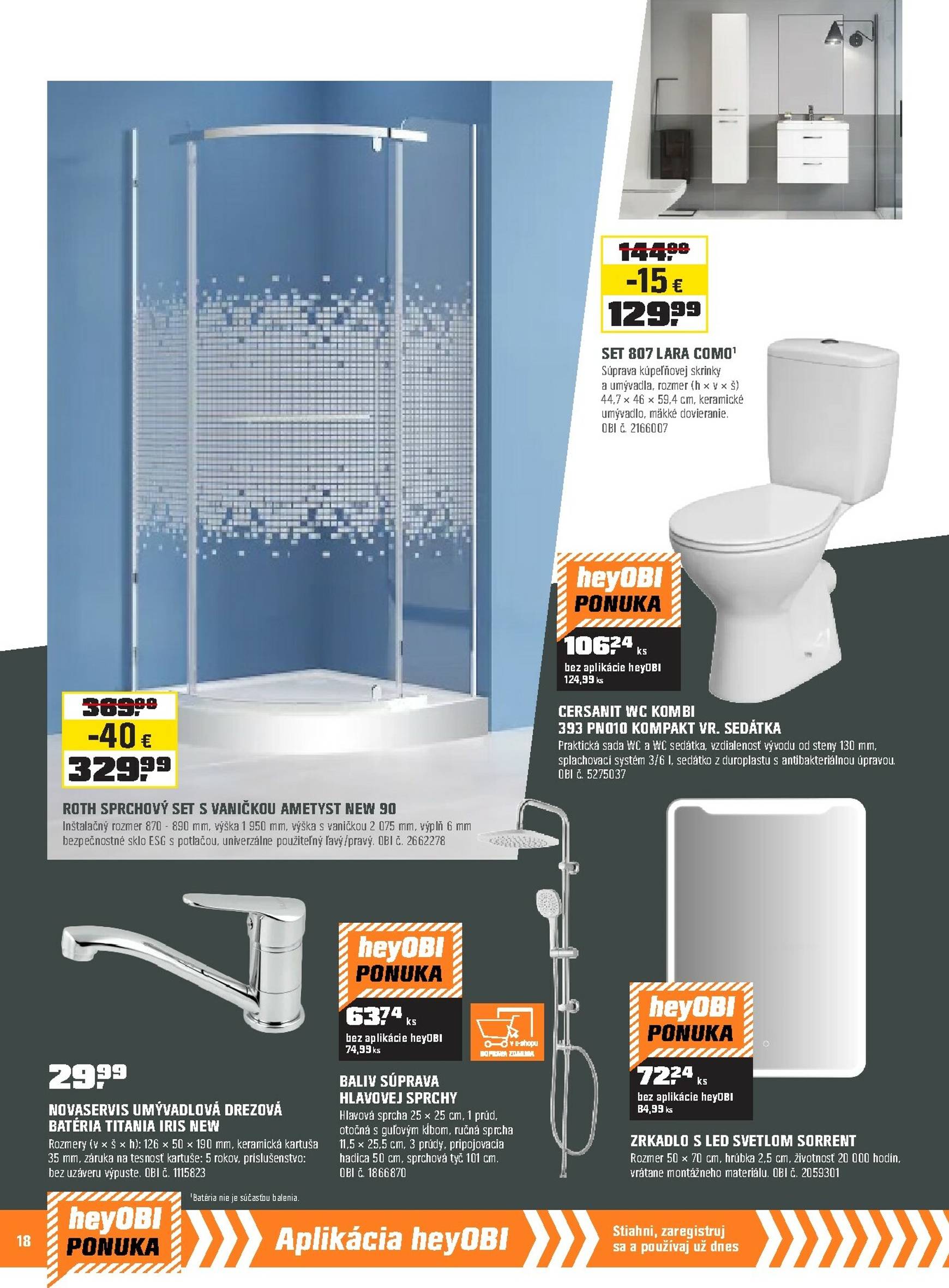 Page 18 of Aktuálny obi leták platný od soboty 01.11 do 30.11