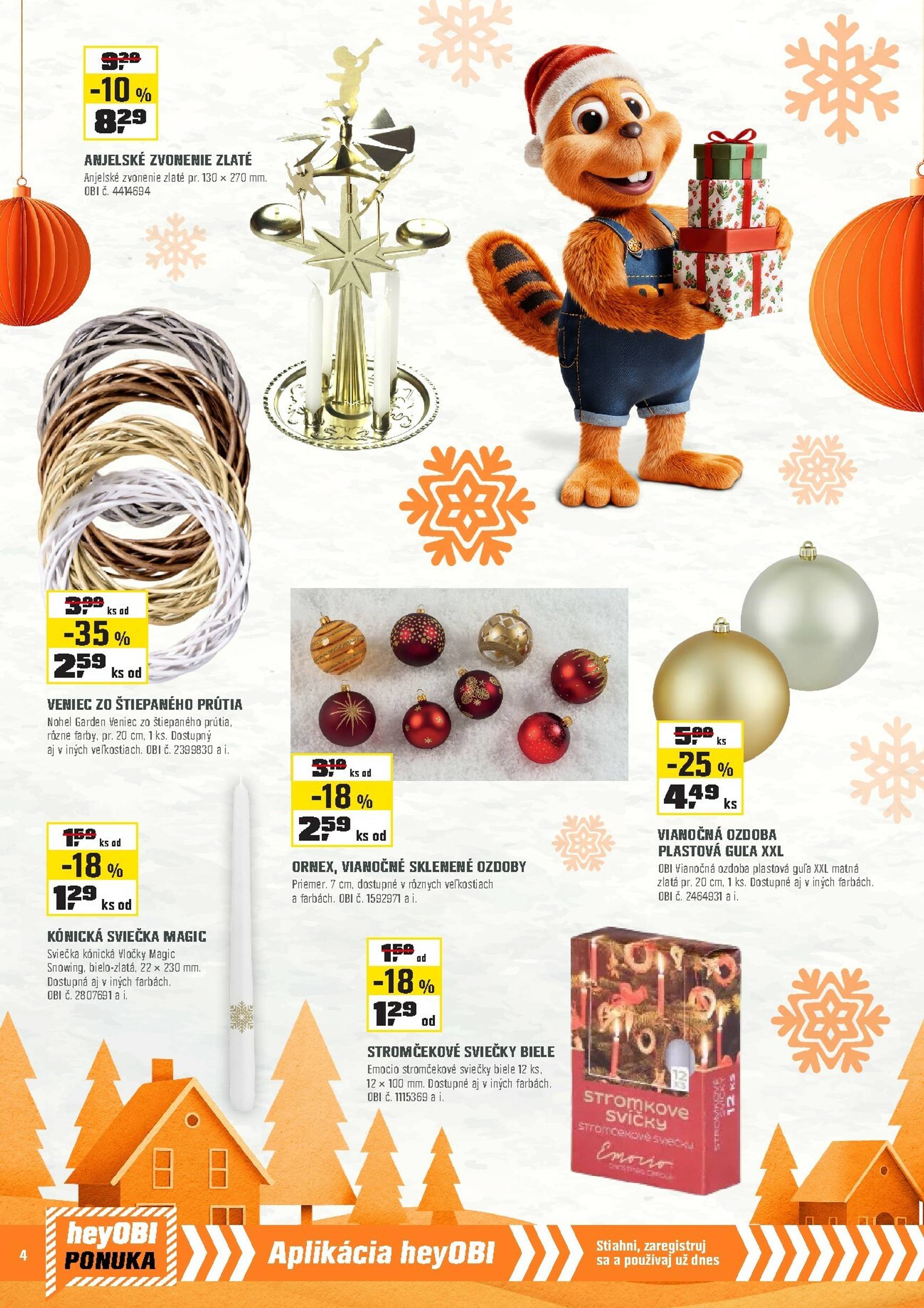 Page 4 of Aktuálny obi leták platný od soboty 01.11 do 30.11