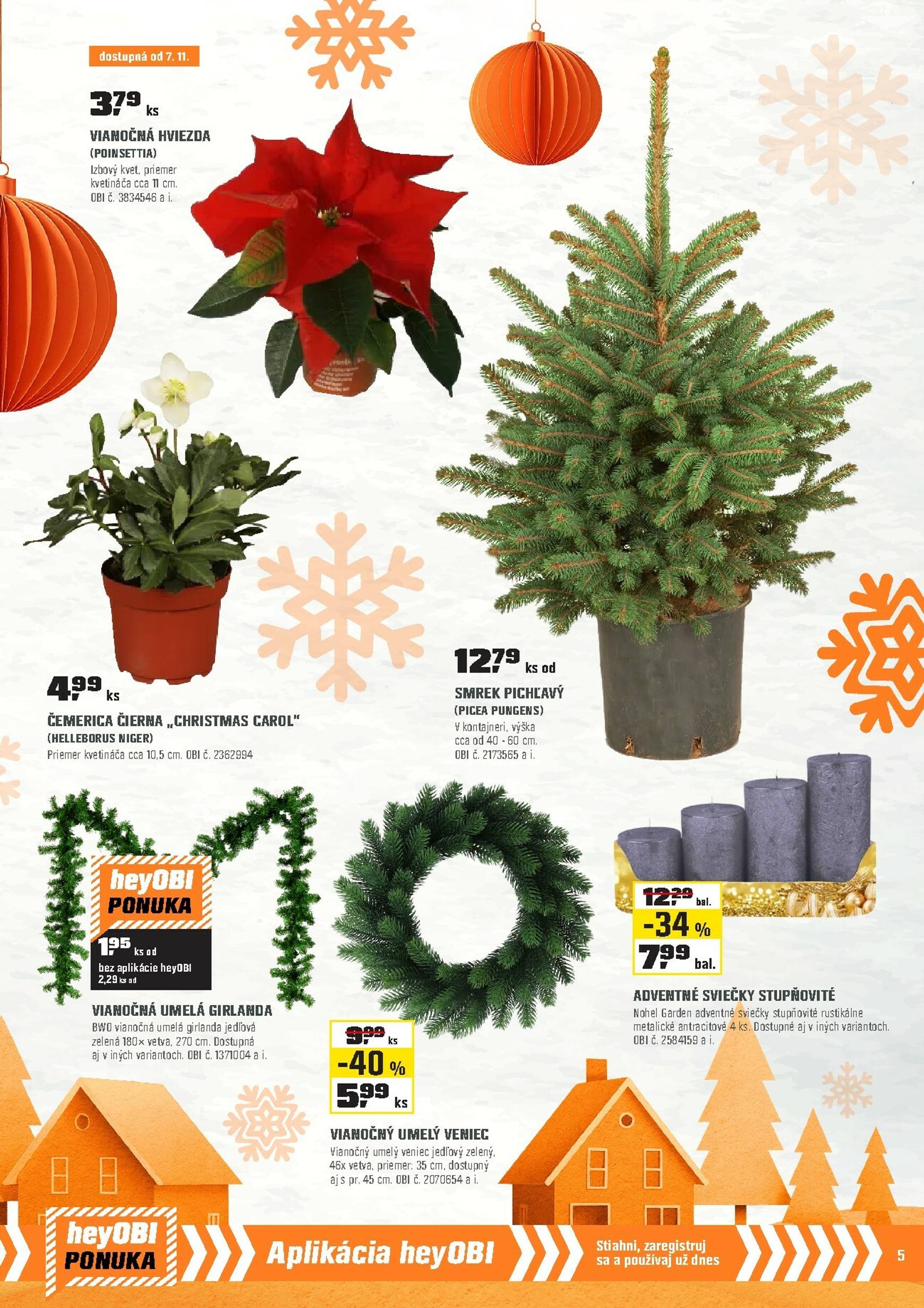 Page 5 of Aktuálny obi leták platný od soboty 01.11 do 30.11