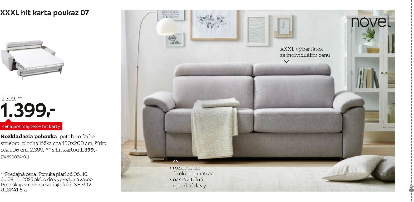 Page 6 of Aktuálny xxxlutz leták platný od pondelka 06.10 do 09.11