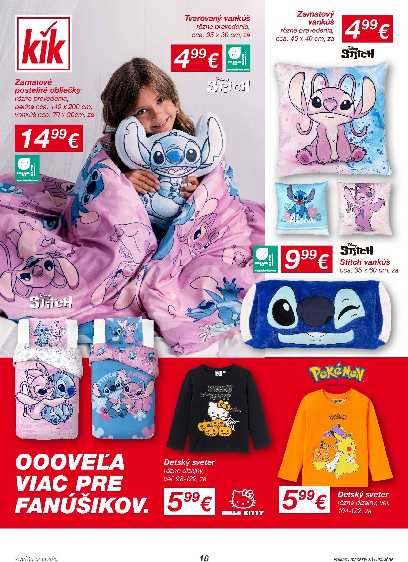 Page 18 of Aktuálny kik leták platný od pondelka 13.10 do 13.11