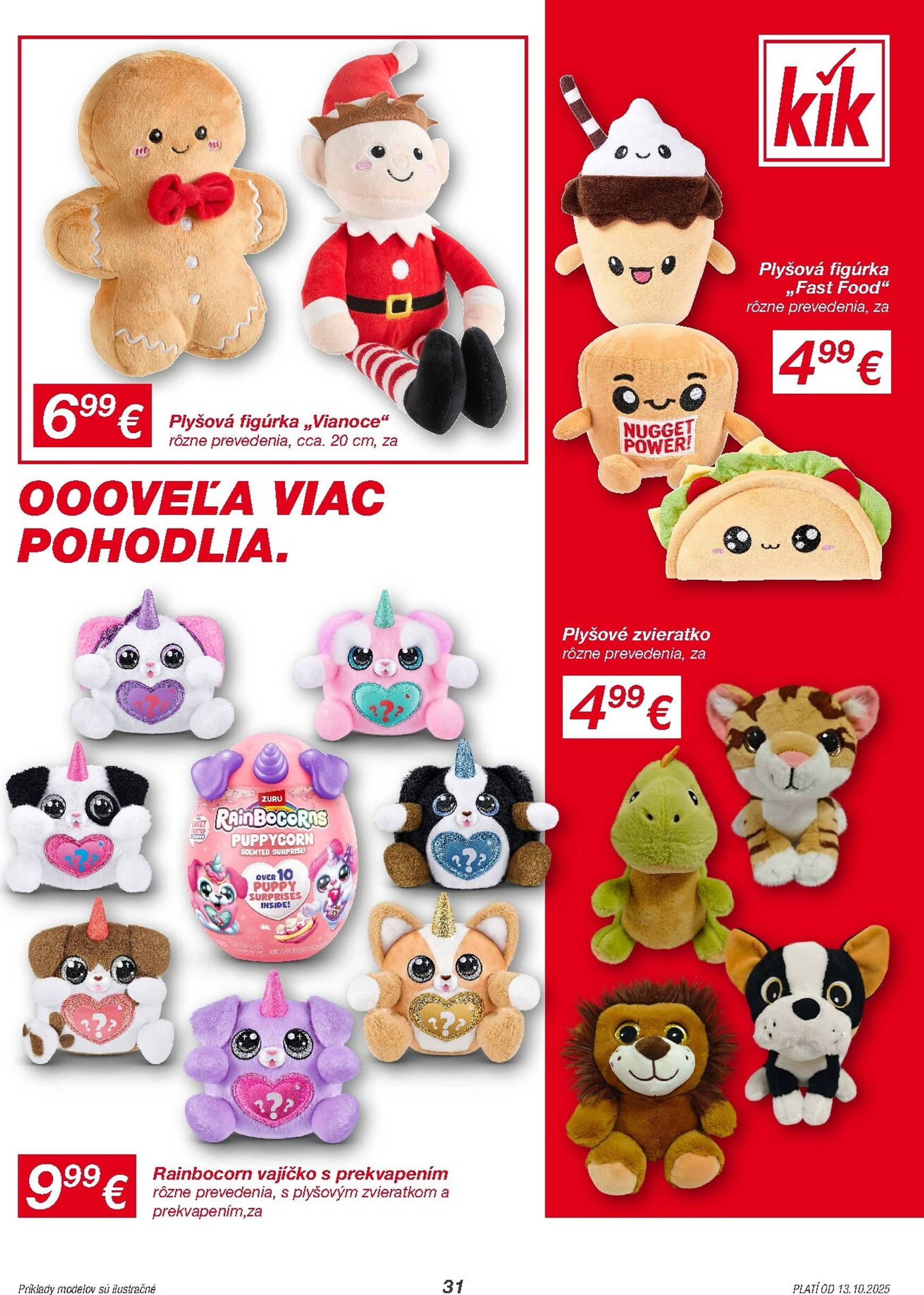 Page 31 of Aktuálny kik leták platný od pondelka 13.10 do 13.11