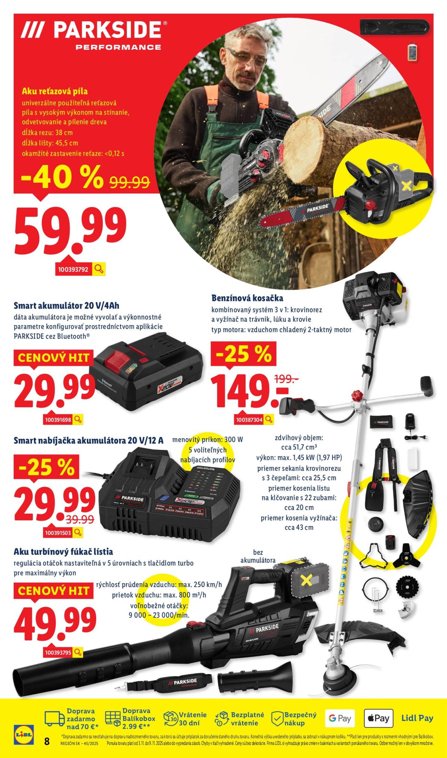 Page 8 of Aktuálny lidl leták platný od pondelka 03.11 do 09.11