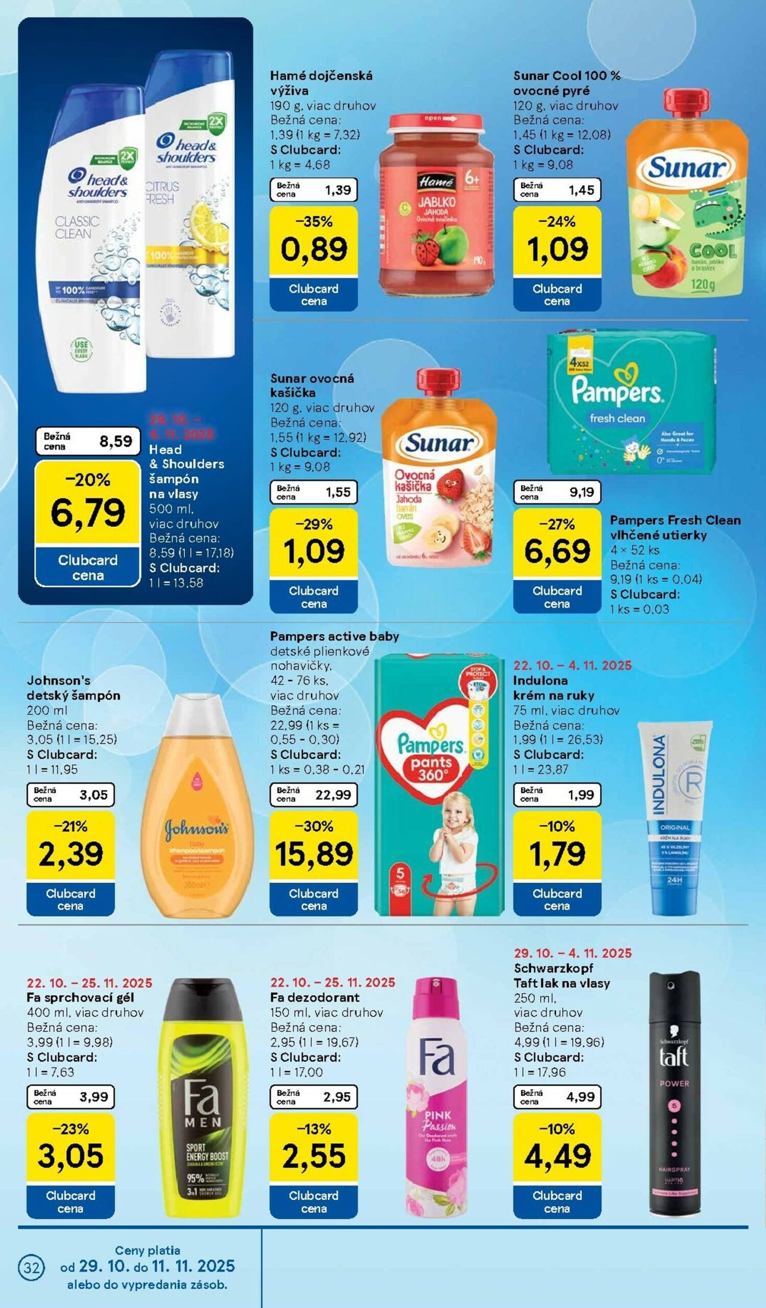 Page 32 of Aktuálny tesco leták platný od stredy 29.10 do 04.11