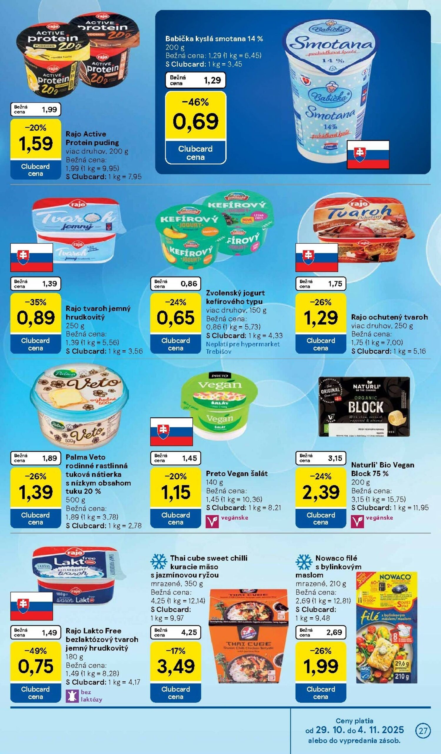 Page 27 of Aktuálny tesco leták platný od stredy 29.10 do 04.11