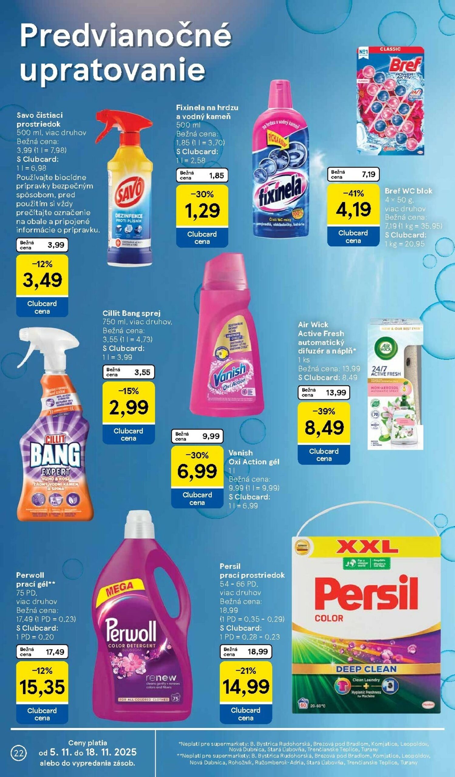 Page 22 of Aktuálny tesco leták platný od stredy 05.11 do 11.11