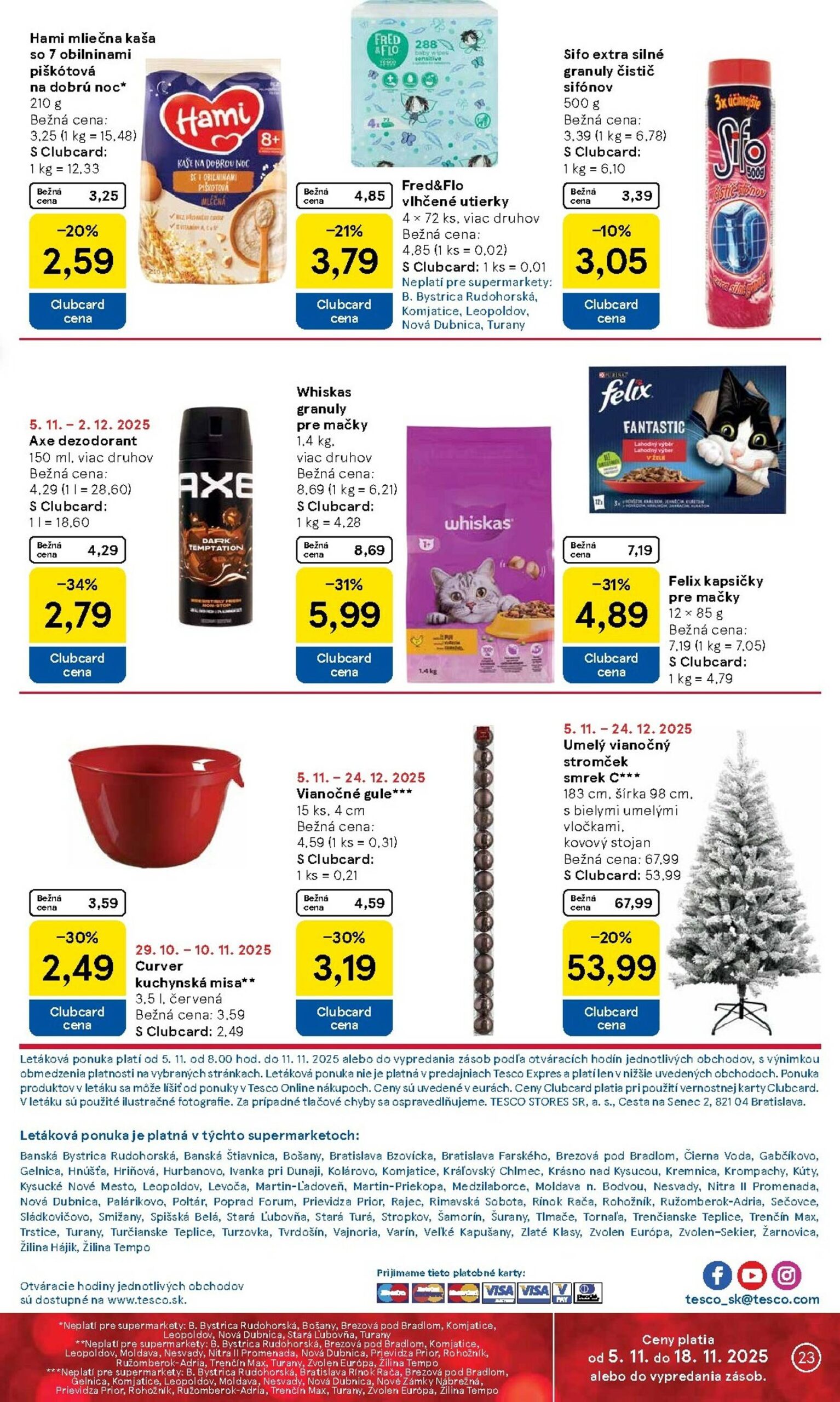 Page 23 of Aktuálny tesco leták platný od stredy 05.11 do 11.11