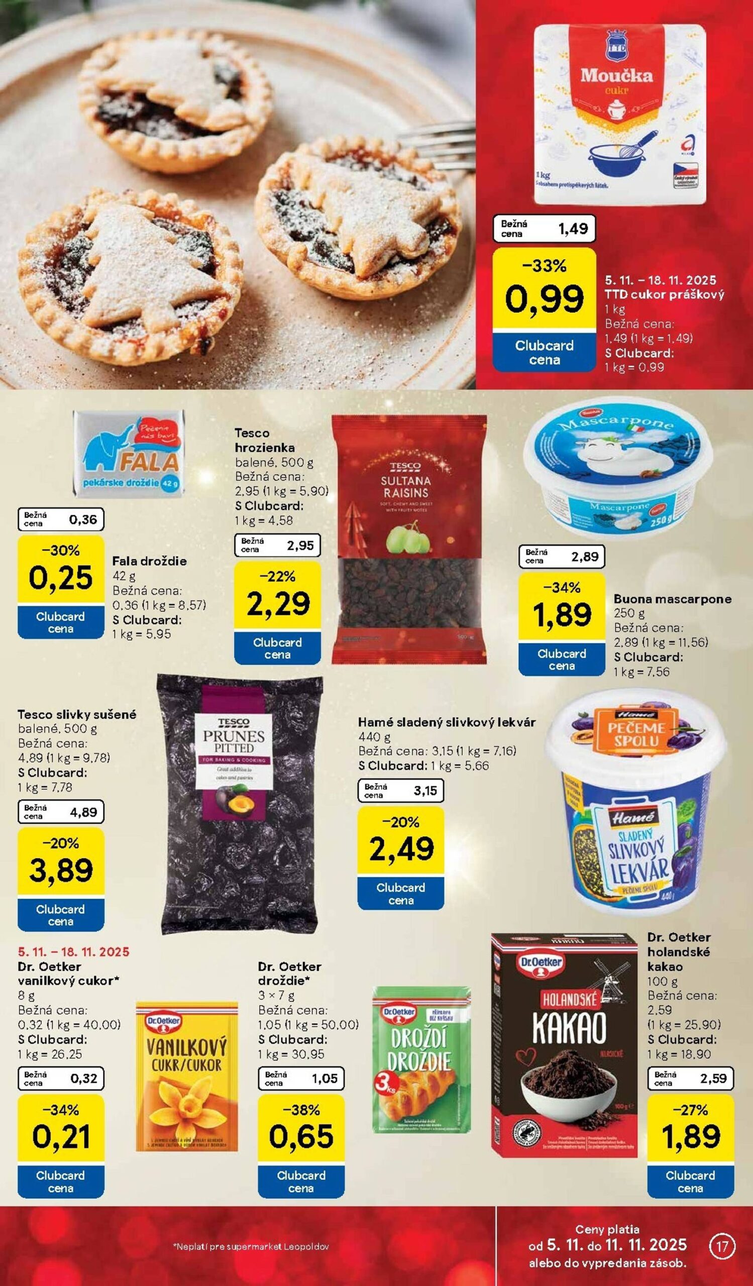 Page 17 of Aktuálny tesco leták platný od stredy 05.11 do 11.11
