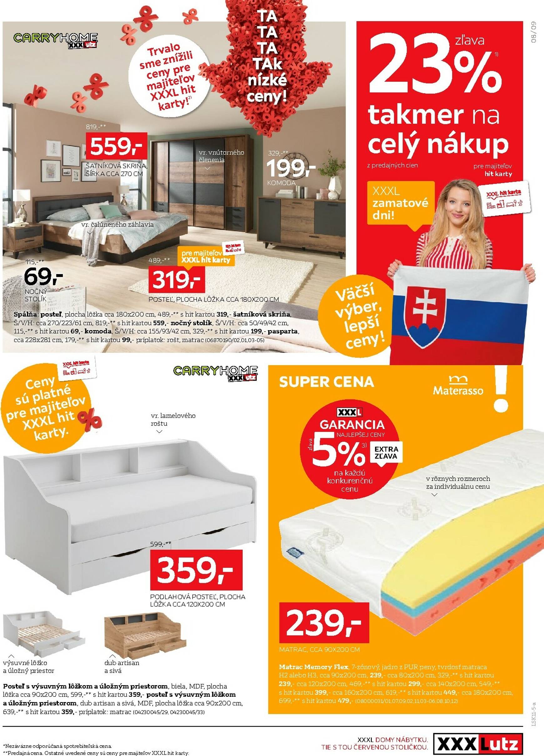 Page 9 of Aktuálny xxxlutz leták platný od pondelka 03.11 do 15.11